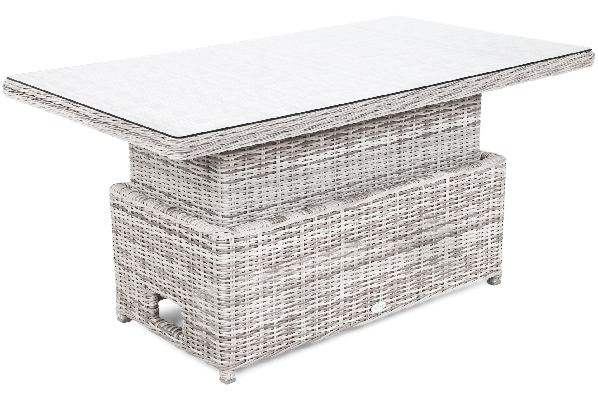 Meble ogrodowe technorattanowe Memfis Light Grey / Grey Melange