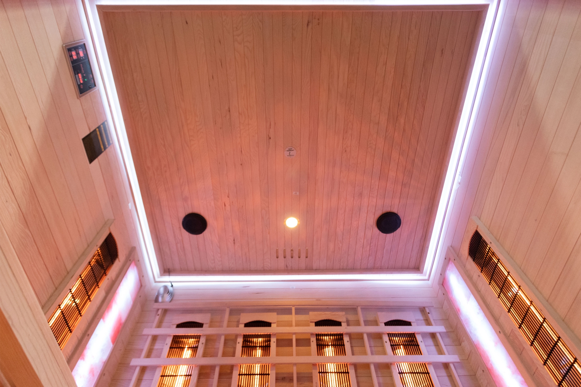 Sauna infrared Nordum Solea 4-osobowa Smart brązowa