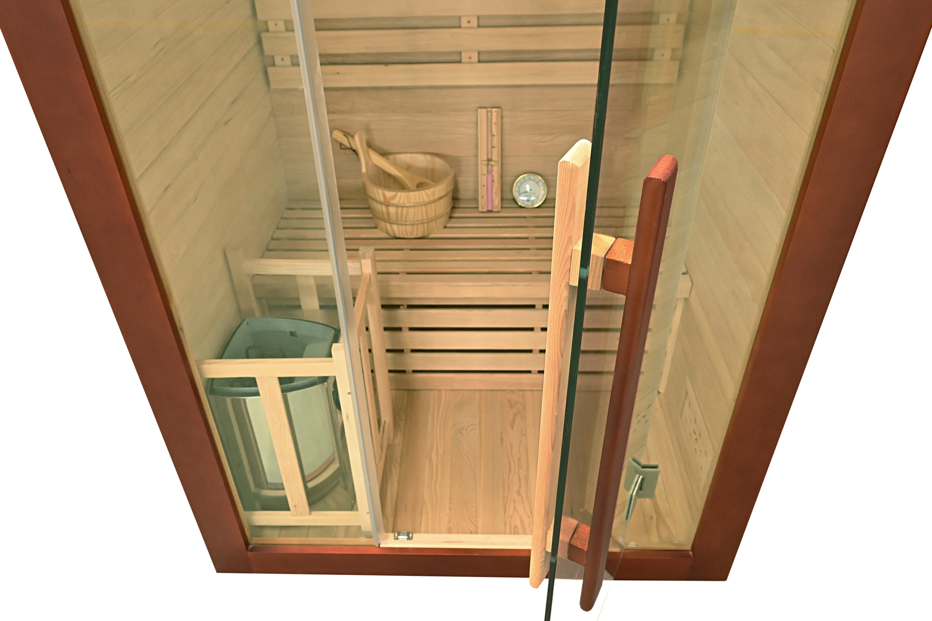 Sauna fińska Nordum Basic 2-osobowa brązowa