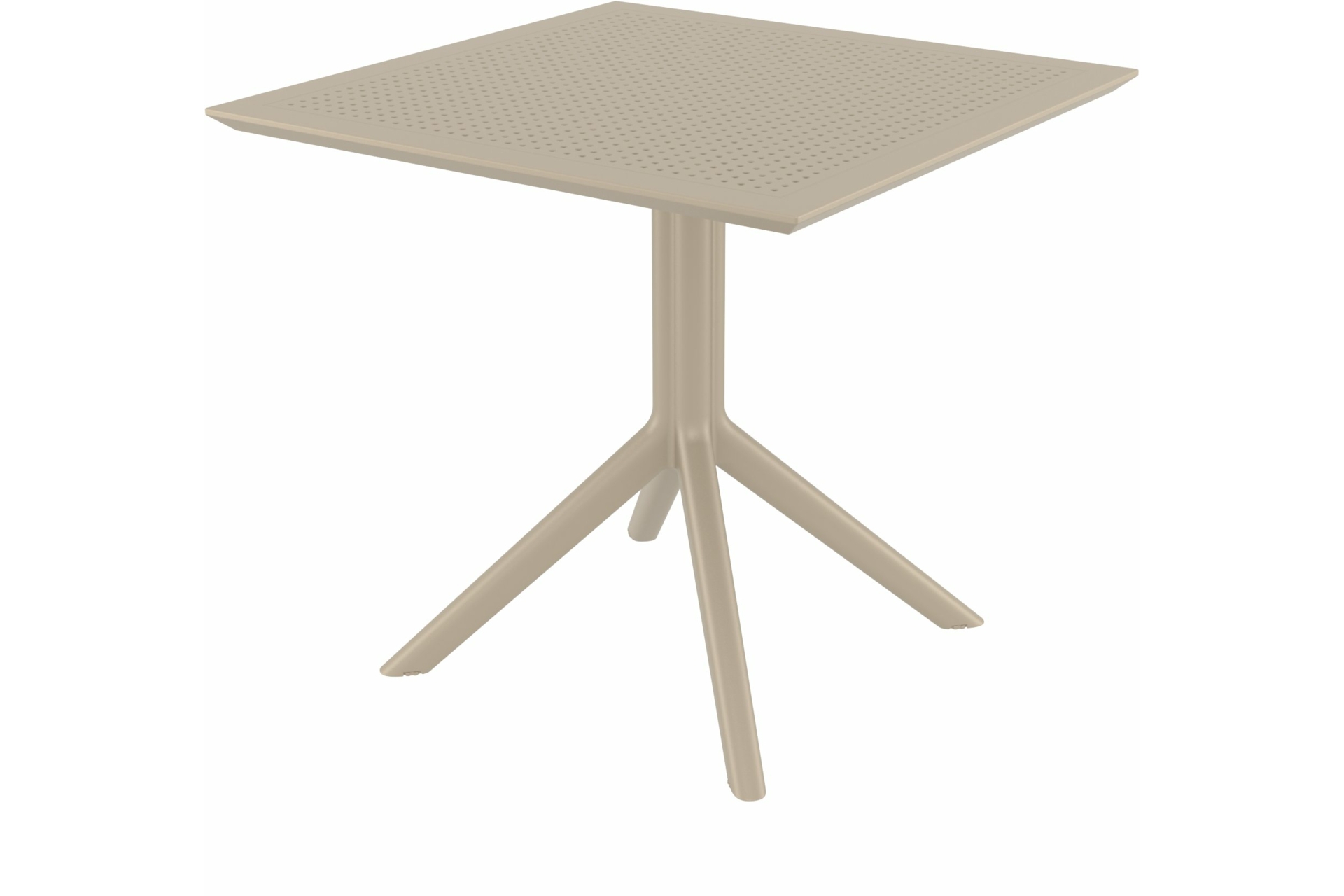 Stół Sky 80 cm Taupe - kwadratowy Stół Siesta Sky 80 cm Taupe