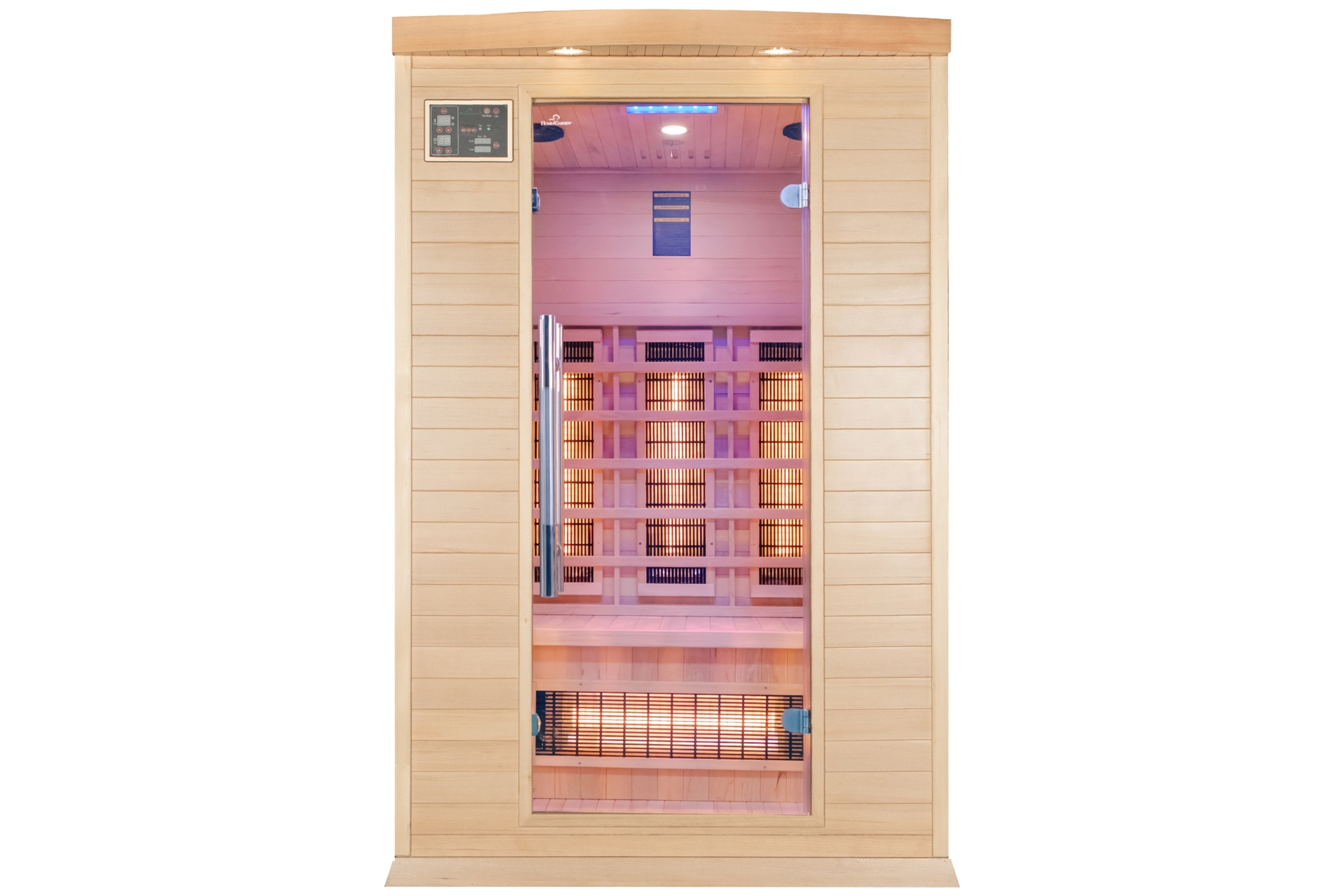 Sauna infrared DH2 z koloroterapią - 2 osobowa Sauna infrared DH2 Natural z koloroterapią 2-osobowa