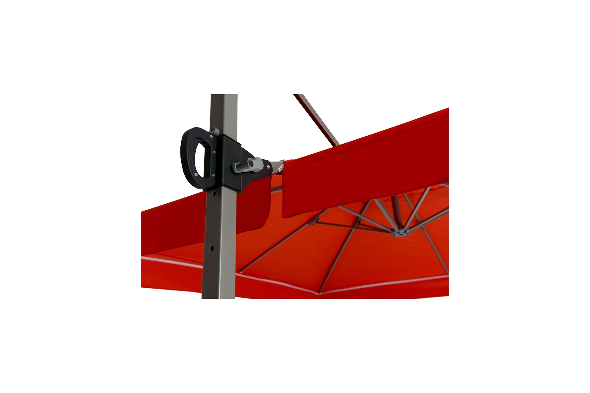 Parasol ogrodowy Litex Garden Rio 300 cm Silver / Grey