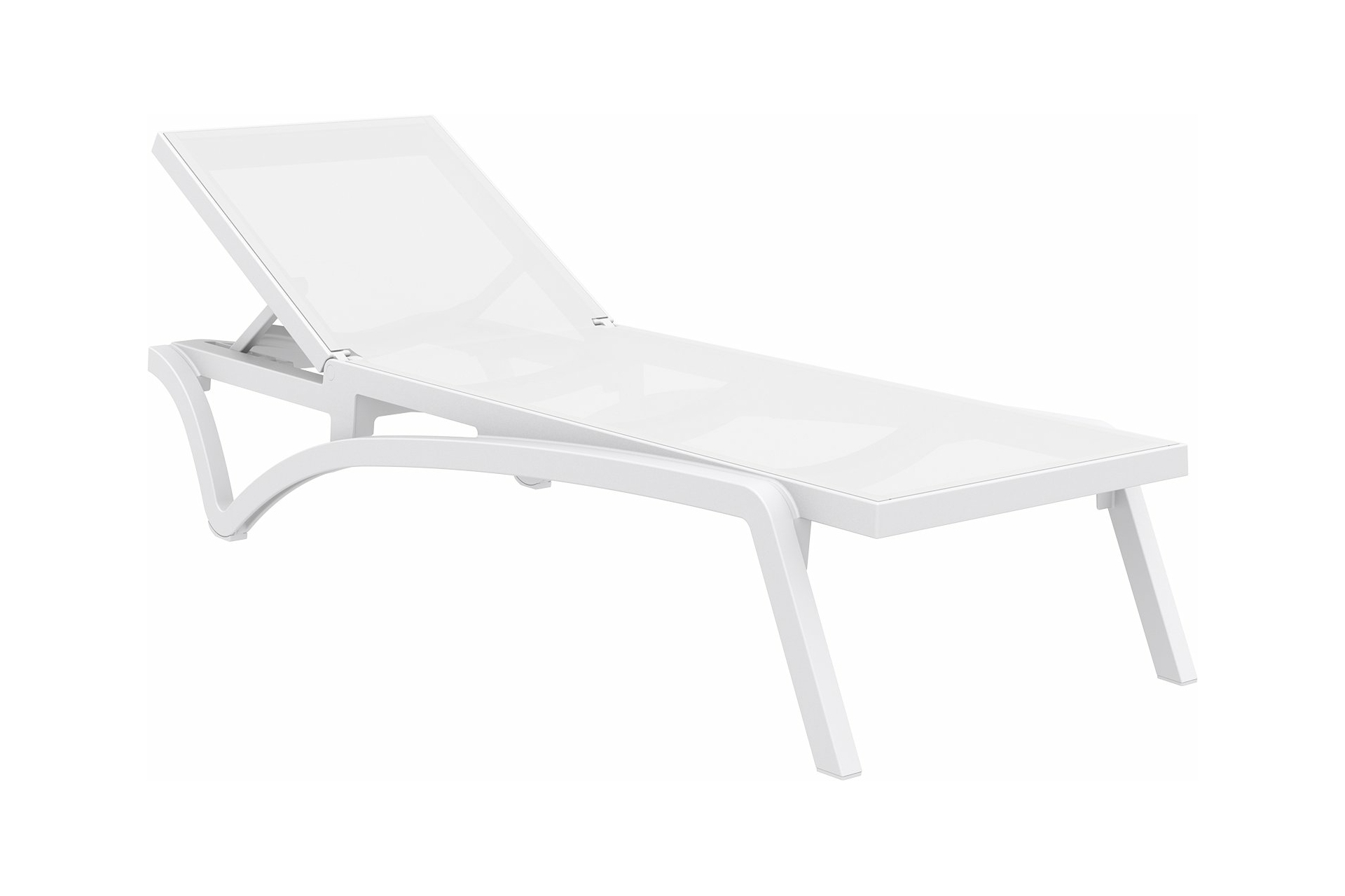 Leżak ogrodowy Siesta Pacific White / White