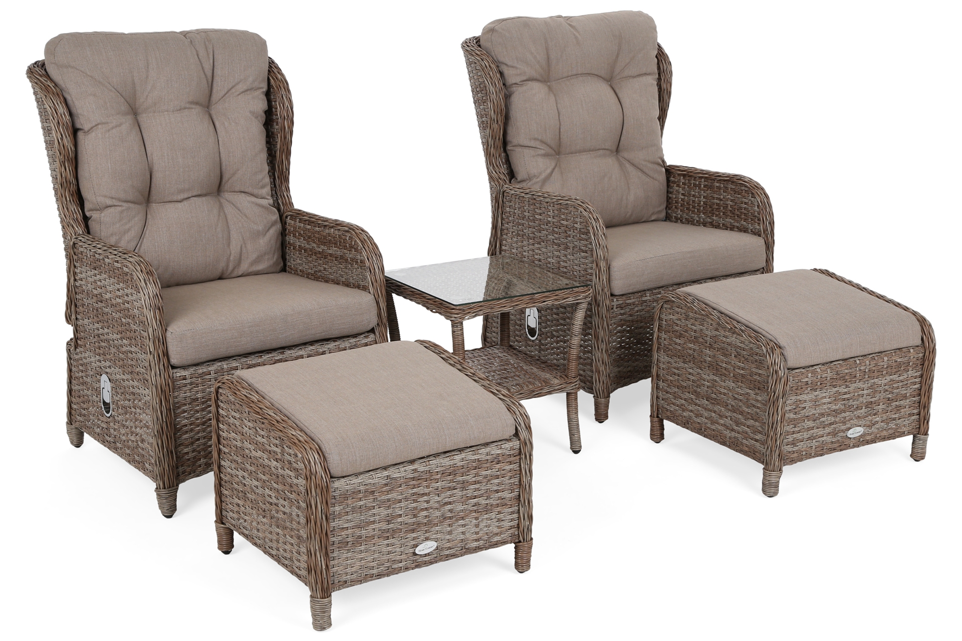 Meble ogrodowe technorattanowe Sofia Ginger / Brown Melange