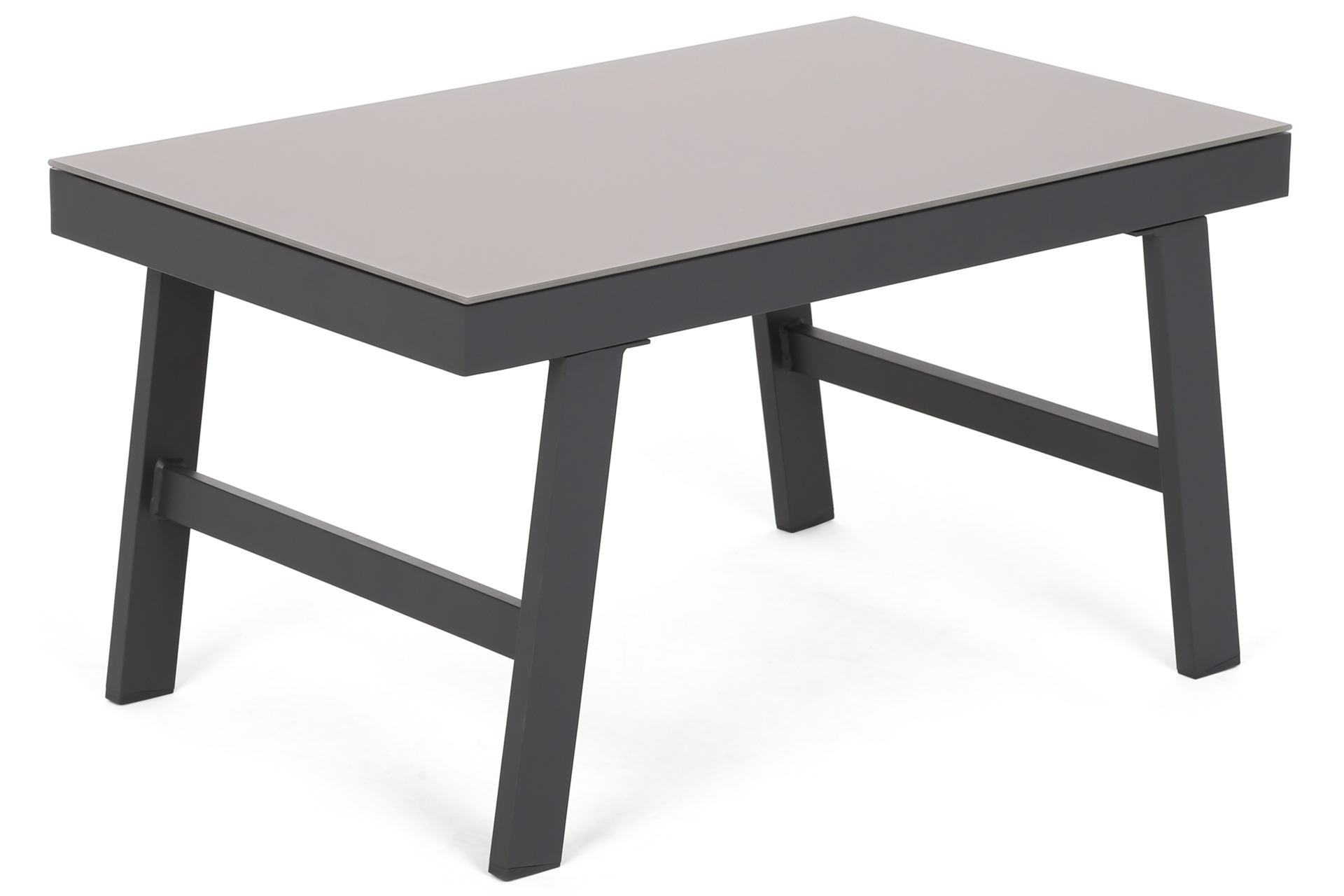 Narożnik ogrodowy aluminiowy Porto Grey / Taupe