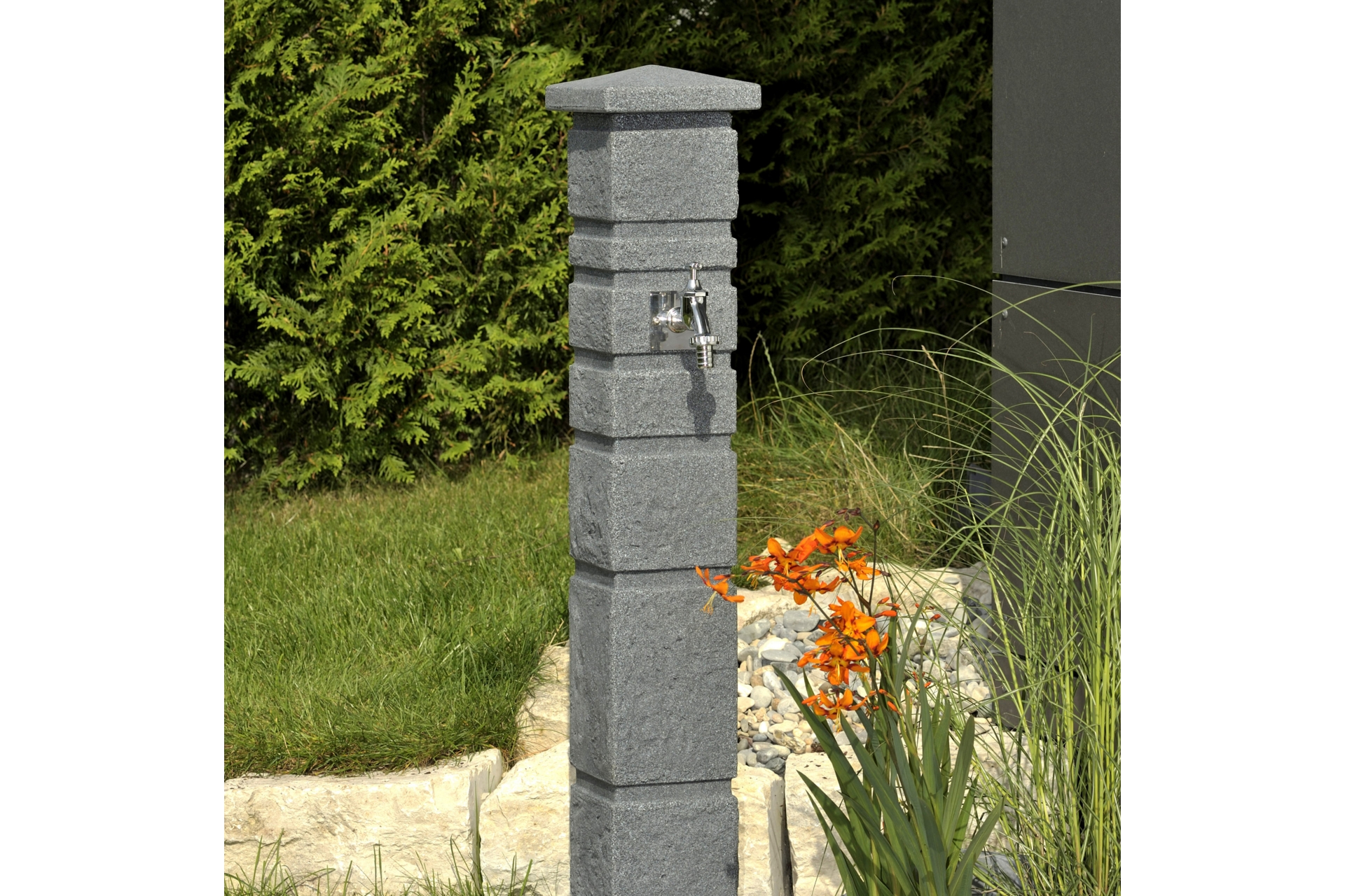 Punkt poboru wody MPI Romana czarny granit