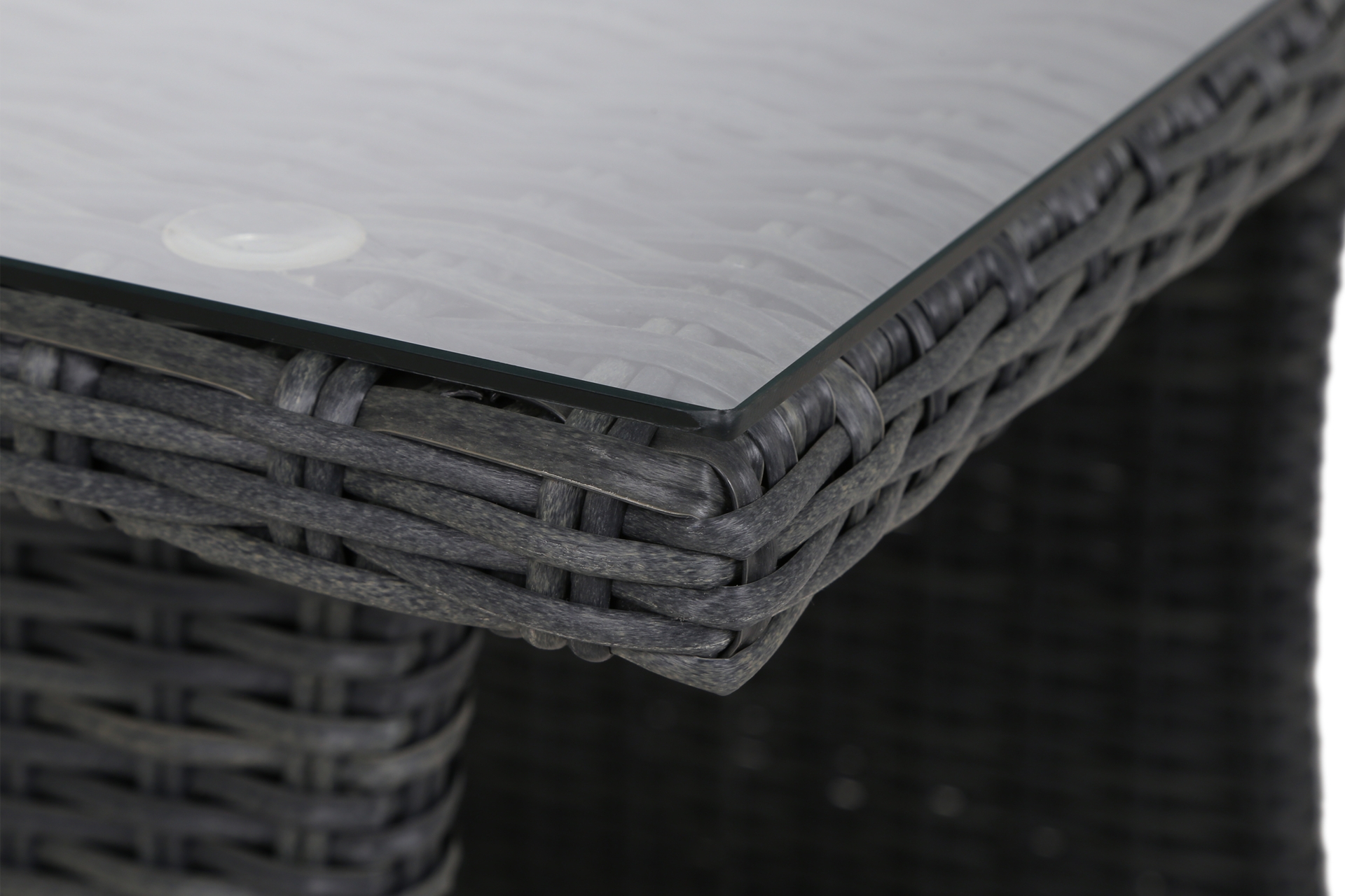 Narożnik ogrodowy technorattanowy Bergamo Grey / Grey Melange