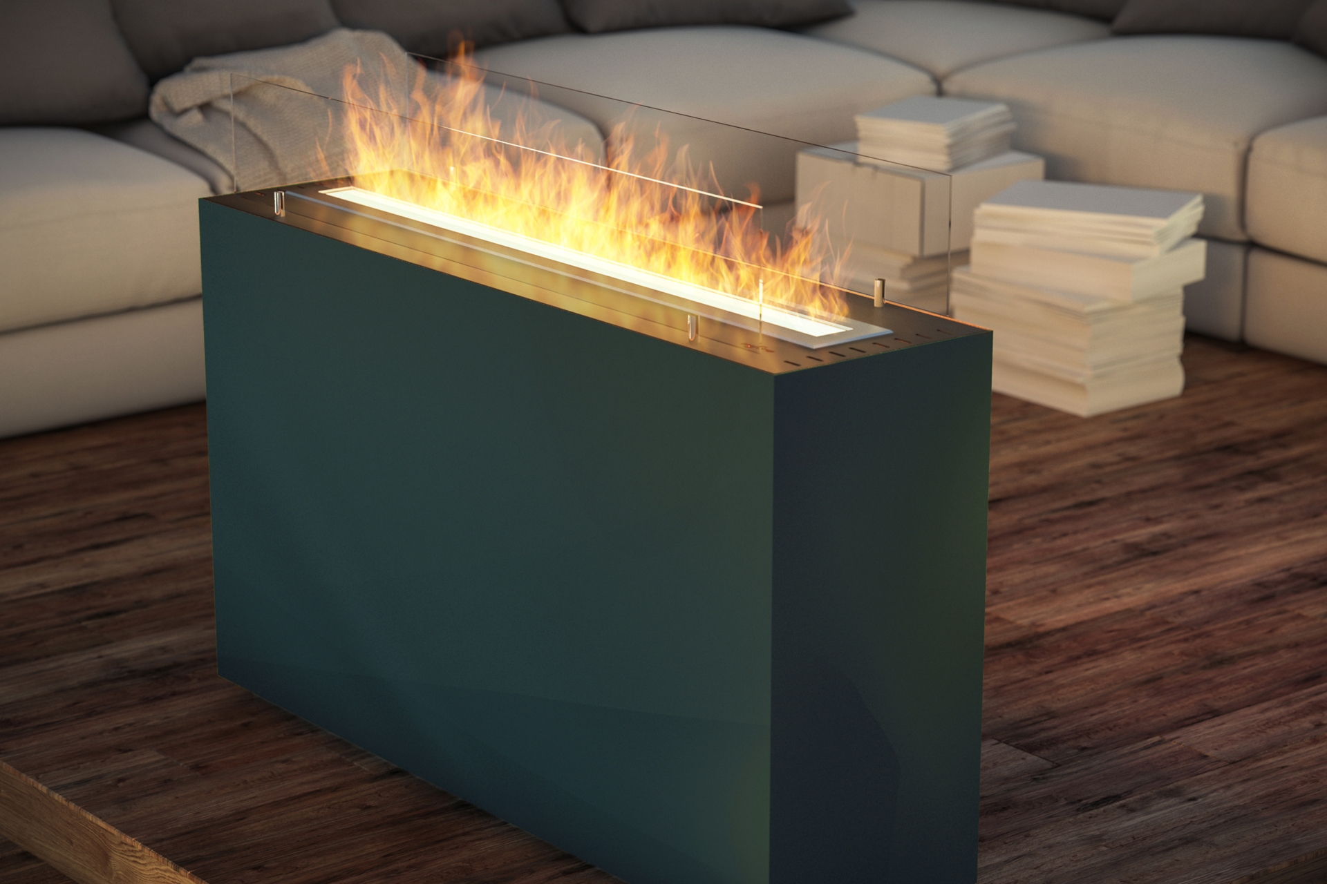 Biokominek wolnostojący Infire Incube czarny Biokominek Infire Incube czarny