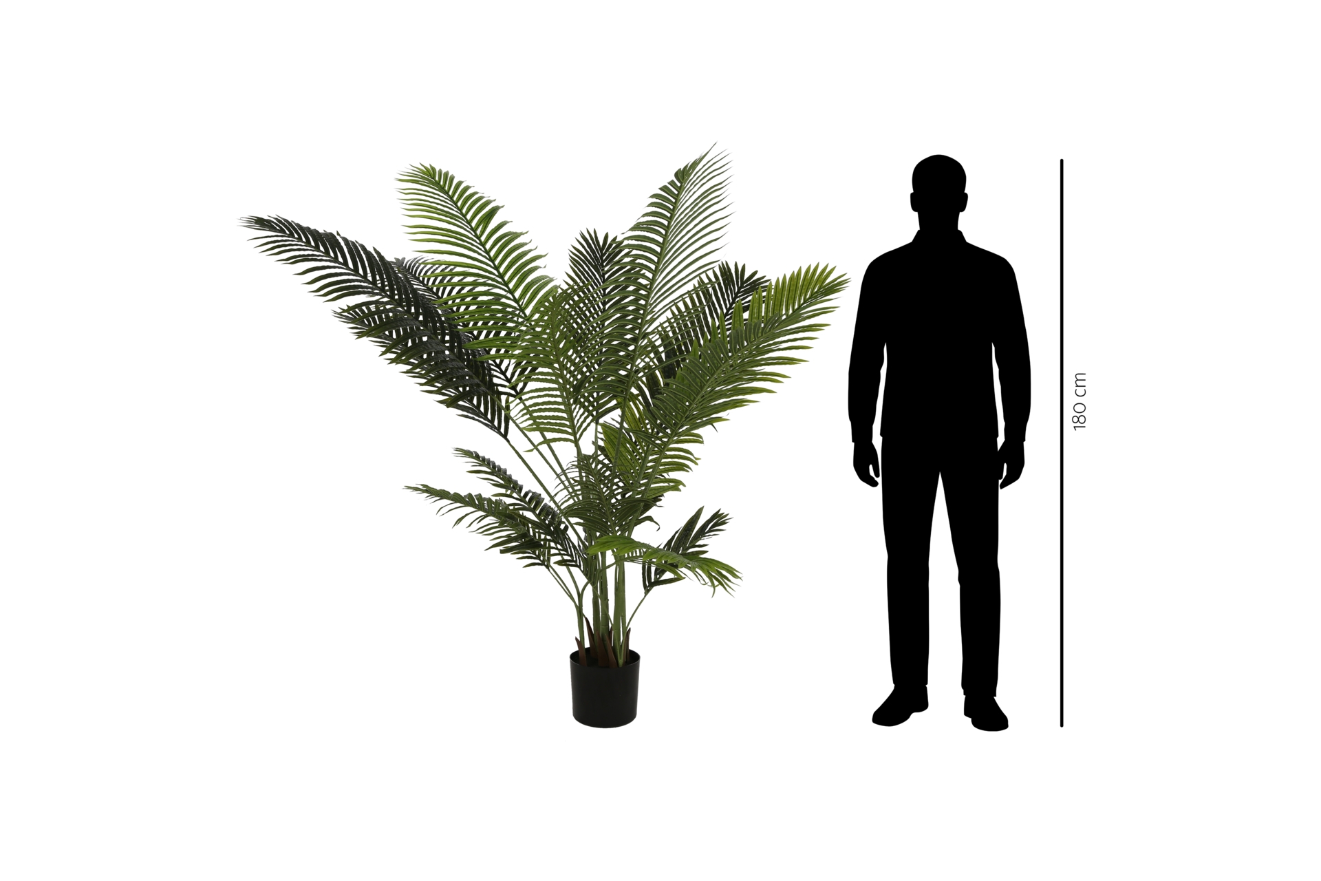 Sztuczna palma areka 180 cm