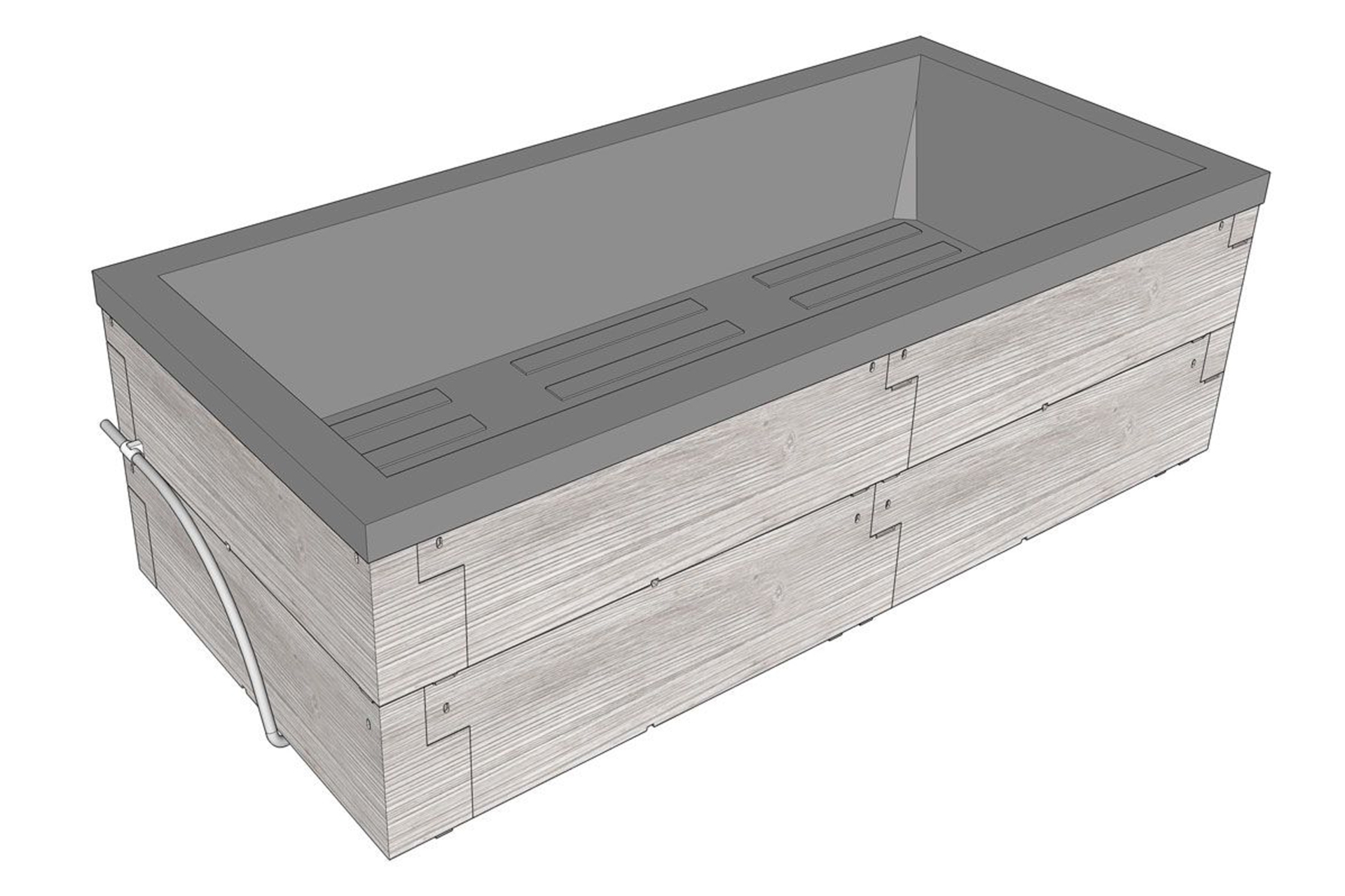 Podwyższona grządka Juwel Timber