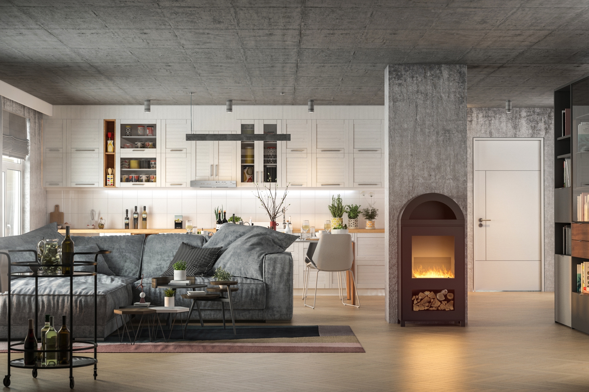 Biokominek Infire Incoza 2 czarny