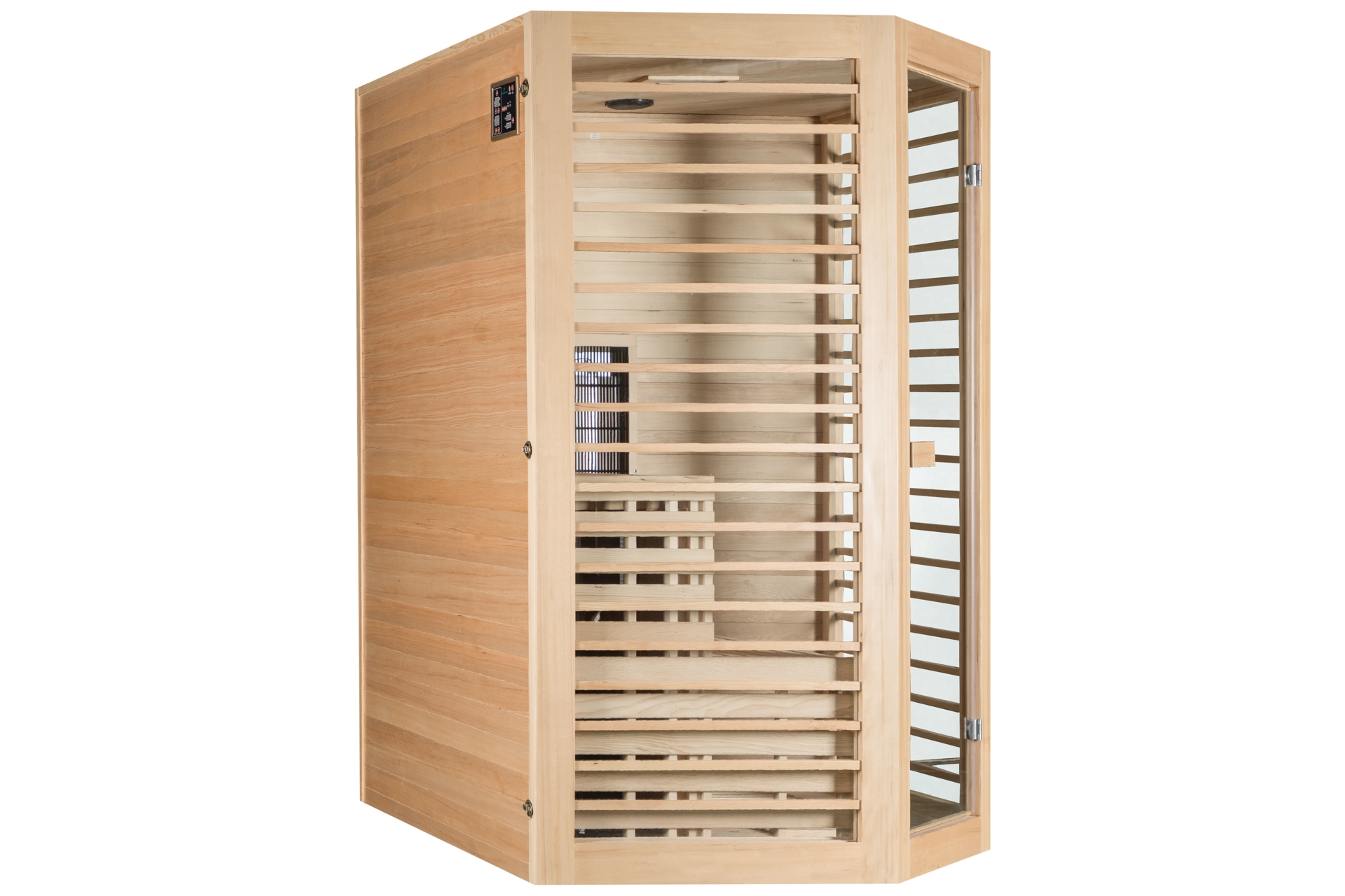 Sauna infrared narożna EF3CR Natural z koloroterapią