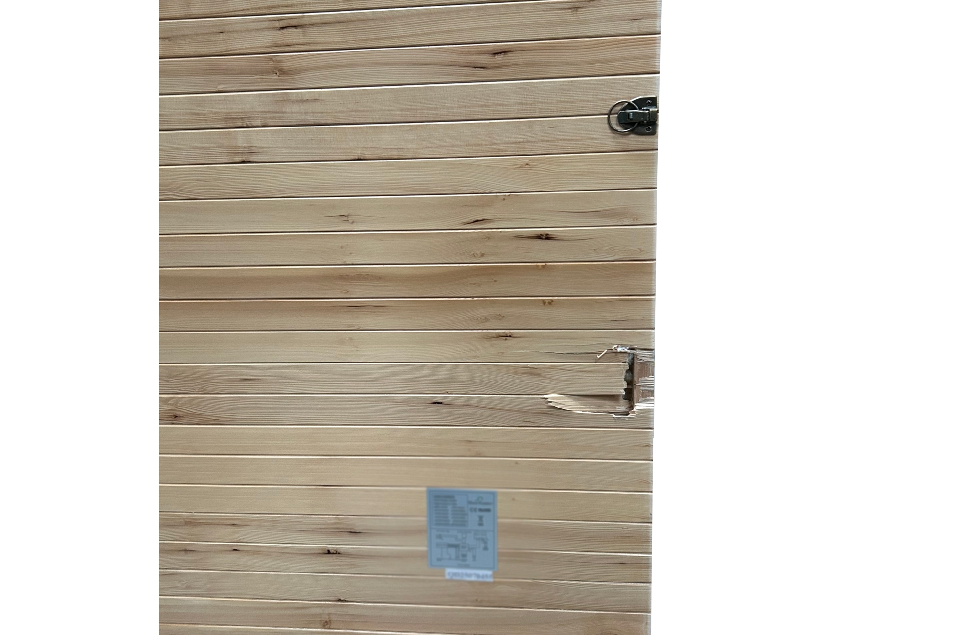 Sauna infrared Nordum Classic 1-osobowa naturalna II. gatunek