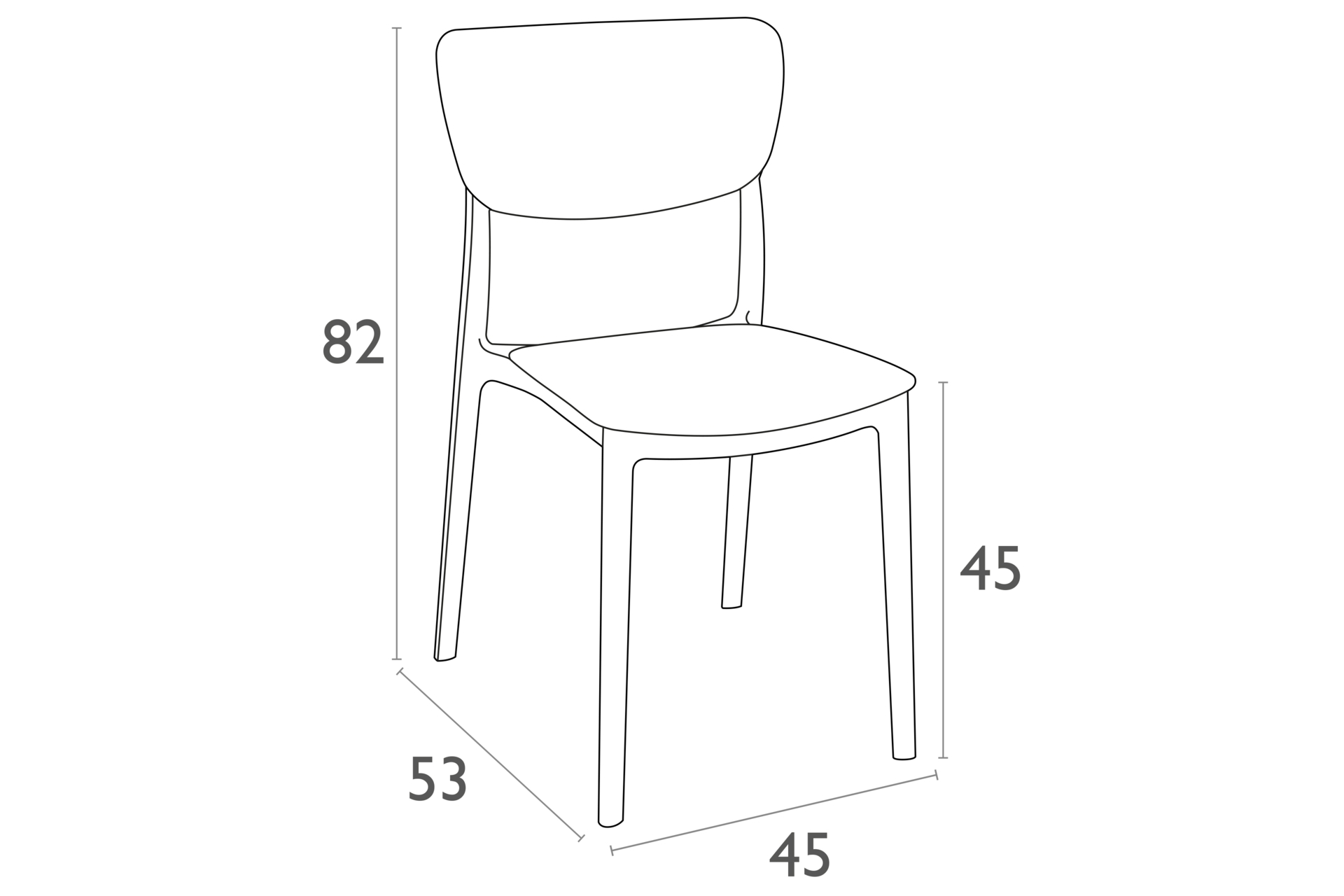 Krzesło Siesta Monna Olive Green