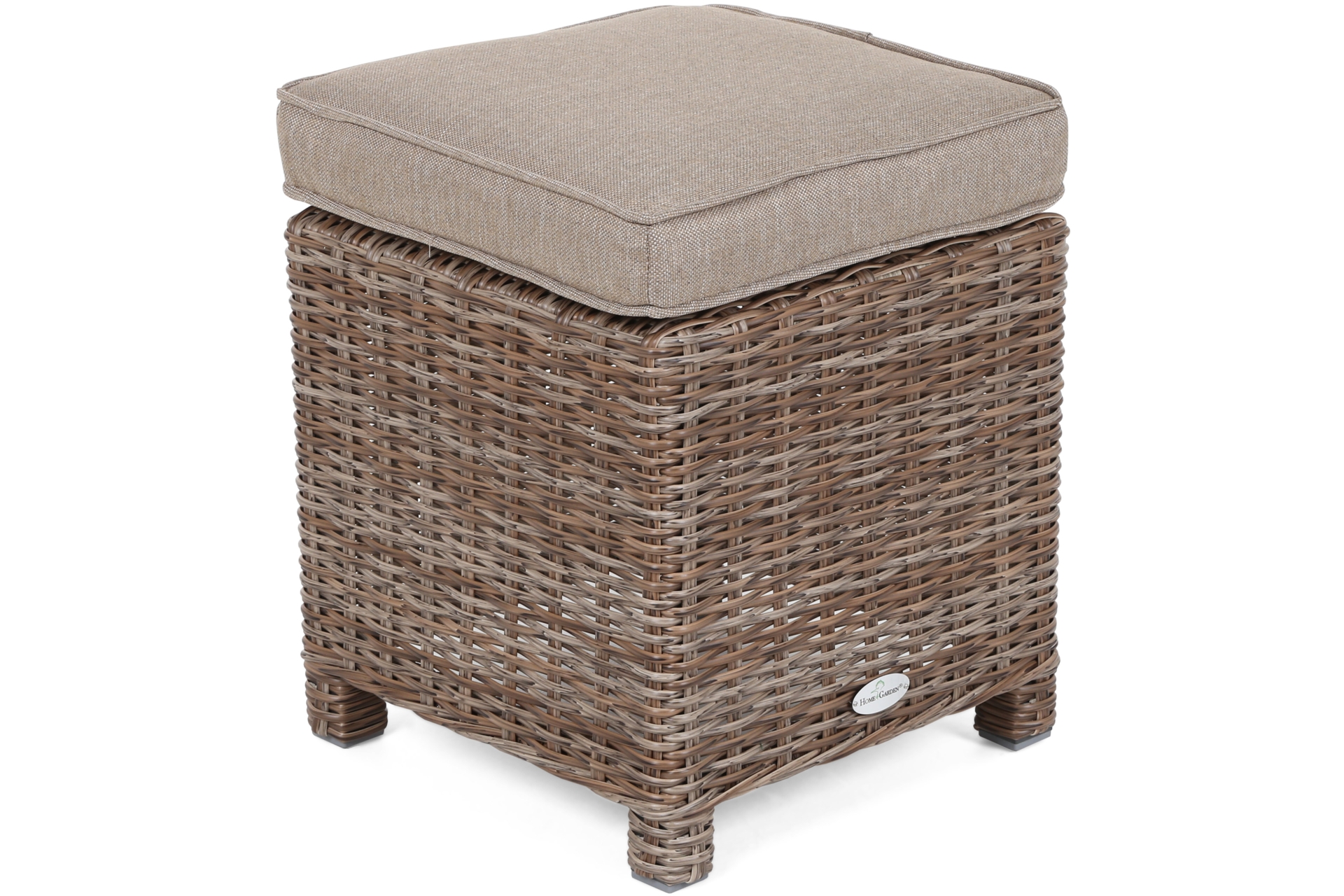 Puf ogrodowy technorattanowy California Ginger / Brown Melange