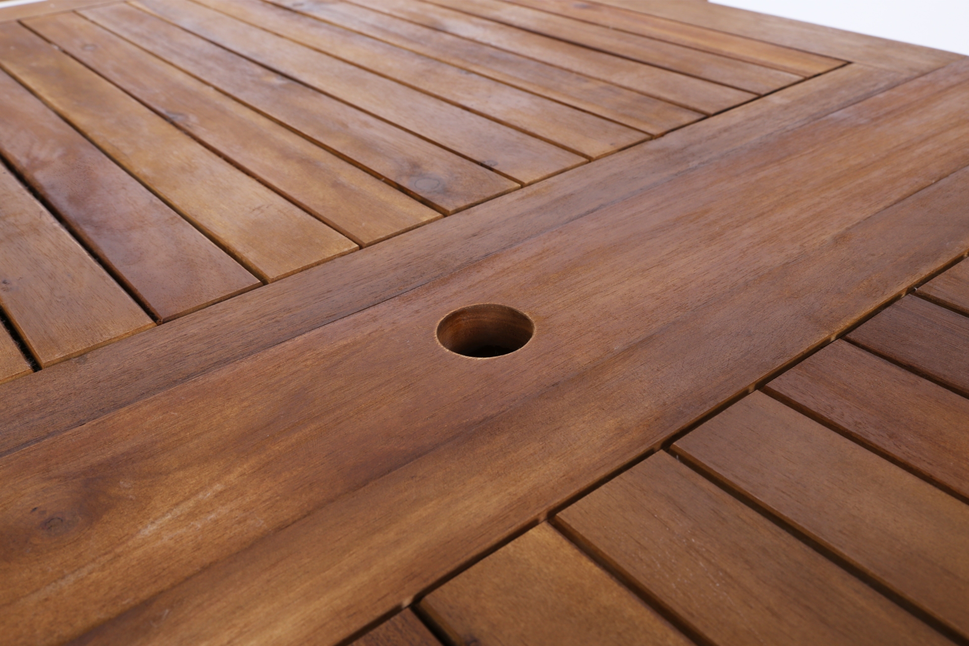 Meble ogrodowe drewniane Akacja Oval 165+60+60 cm 10+1