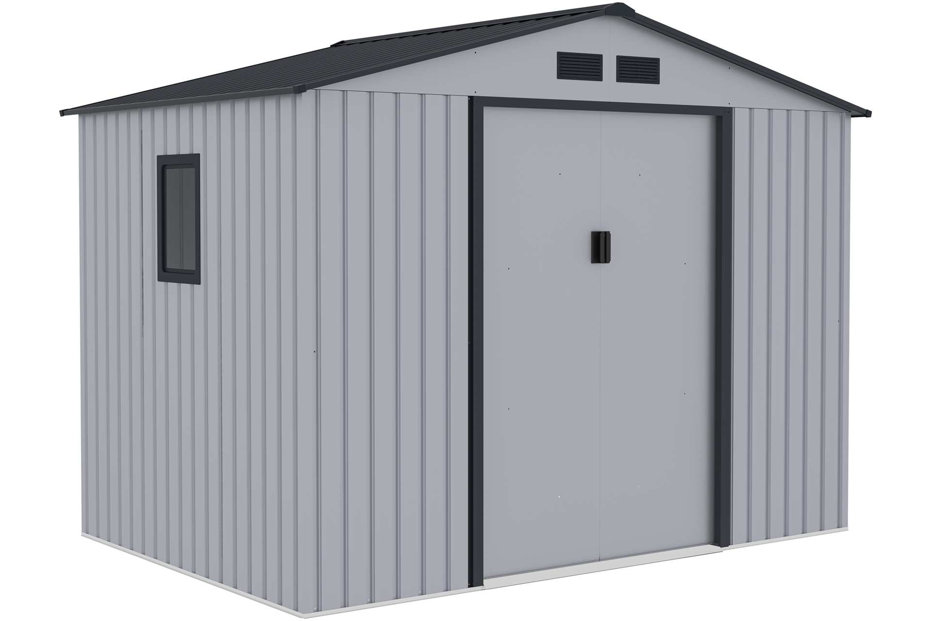 Domek narzędziowy Oslo 277 x 191 cm Light Grey