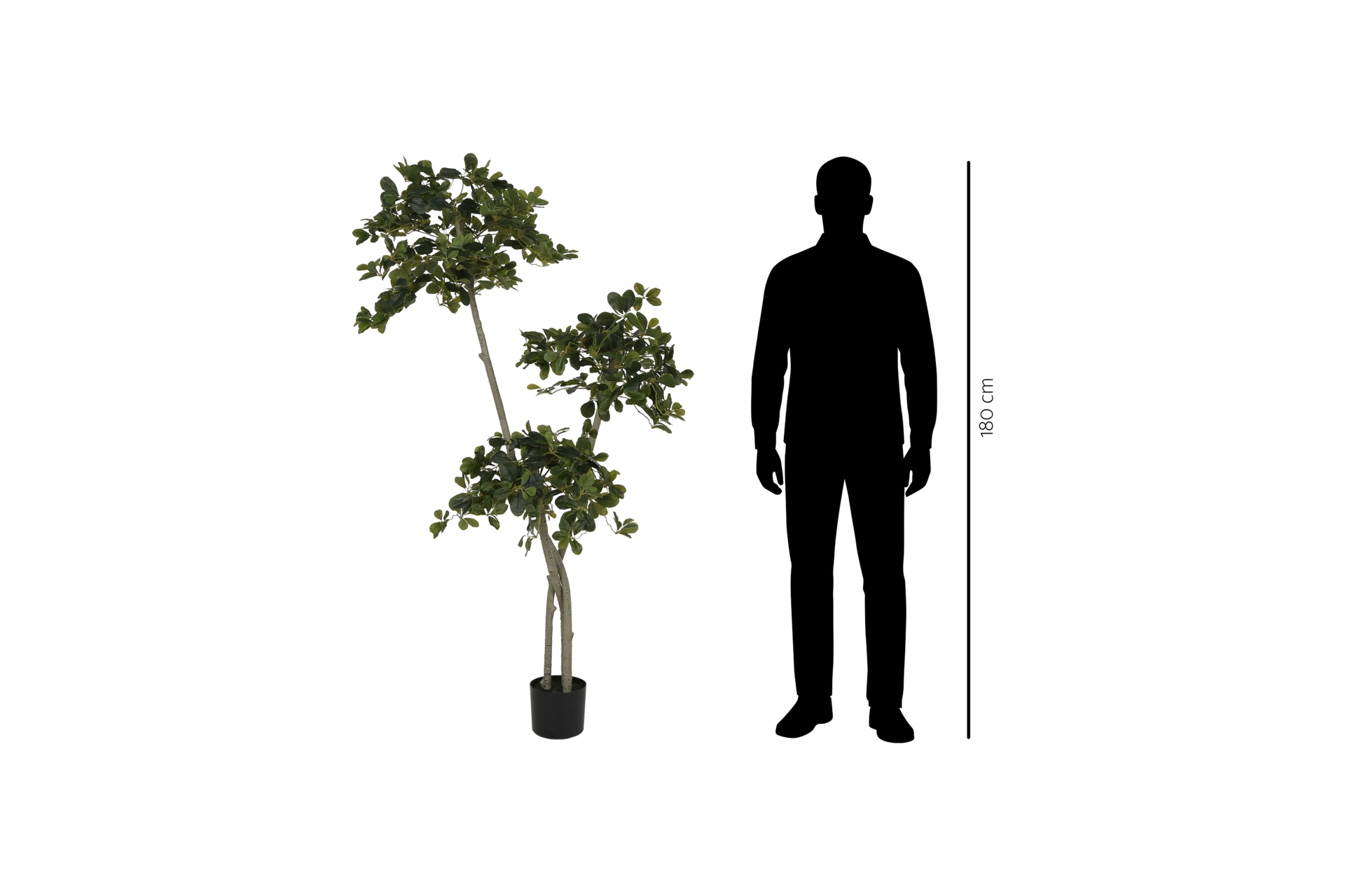 Sztuczne drzewo oliwne wielopienne 180 cm 