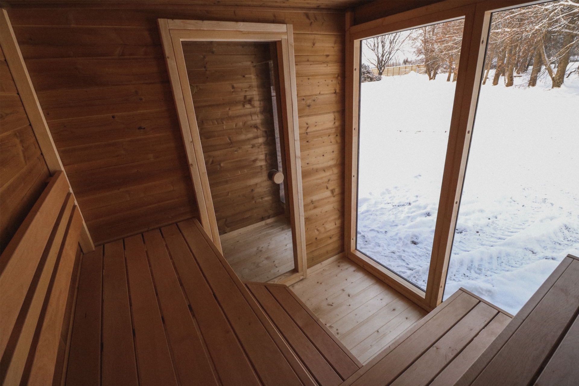 Sauna fińska zewnętrzna Leil® Saunas Patio M 5-osobowa