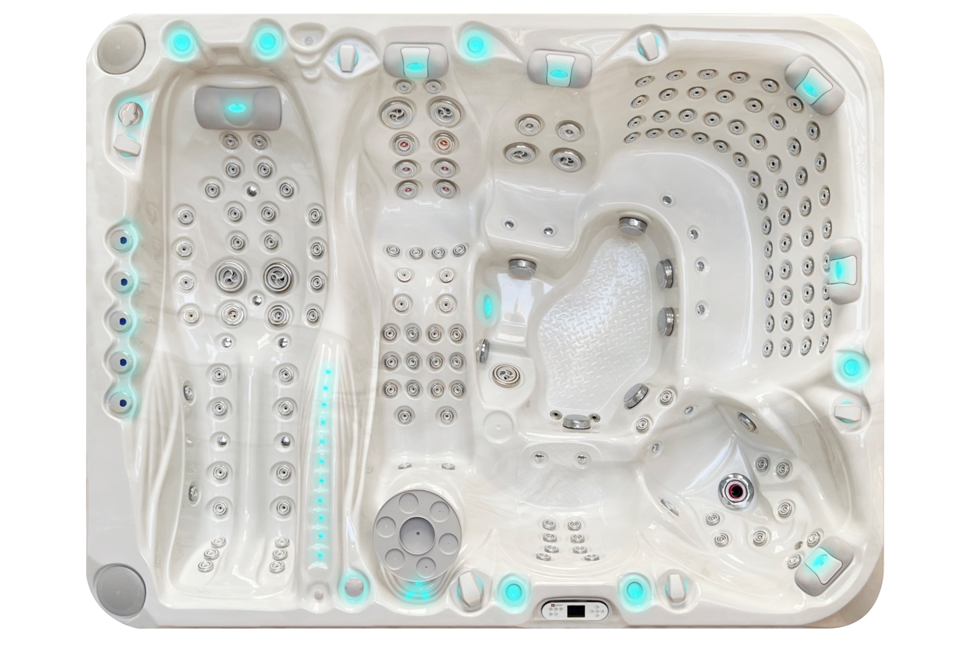 Wanna ogrodowa z hydromasażem Aquess Ecstatic 8203 7-osobowa