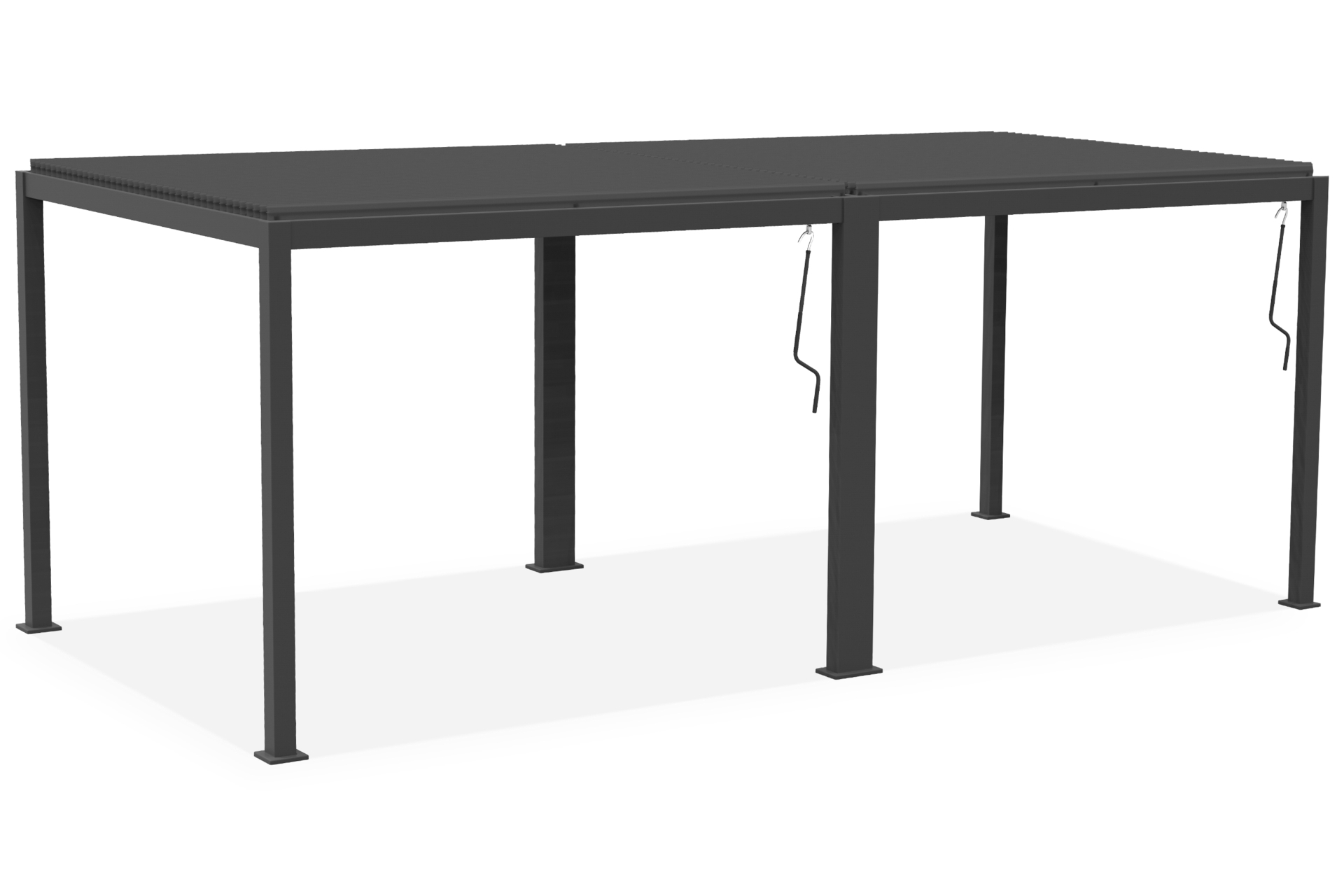 Pergola aluminiowa 6x3 m Bermeo z żaluzjami Pergola ogrodowa aluminiowa Bermeo 600 x 300 cm