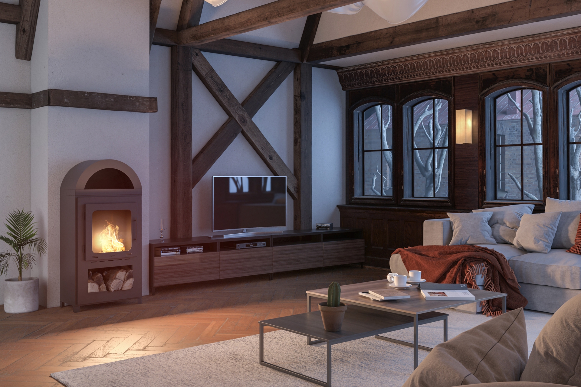 Biokominek Infire Incoza 2 czarny