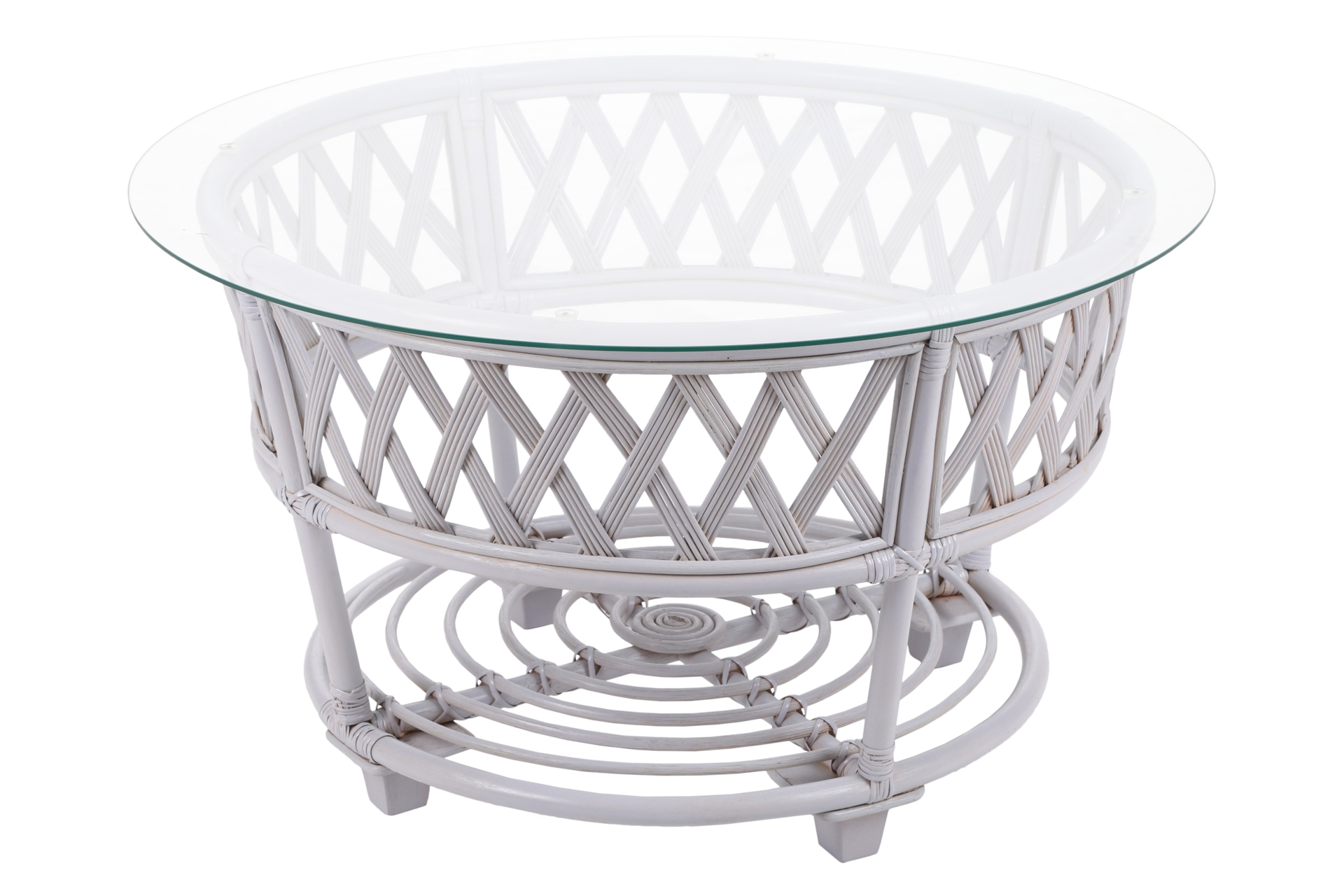 Meble ogrodowe rattanowe Diego Light Grey / Grey 3+1