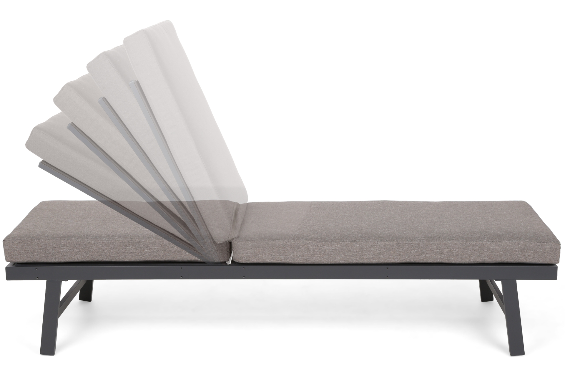 Narożnik ogrodowy aluminiowy Porto Grey / Taupe