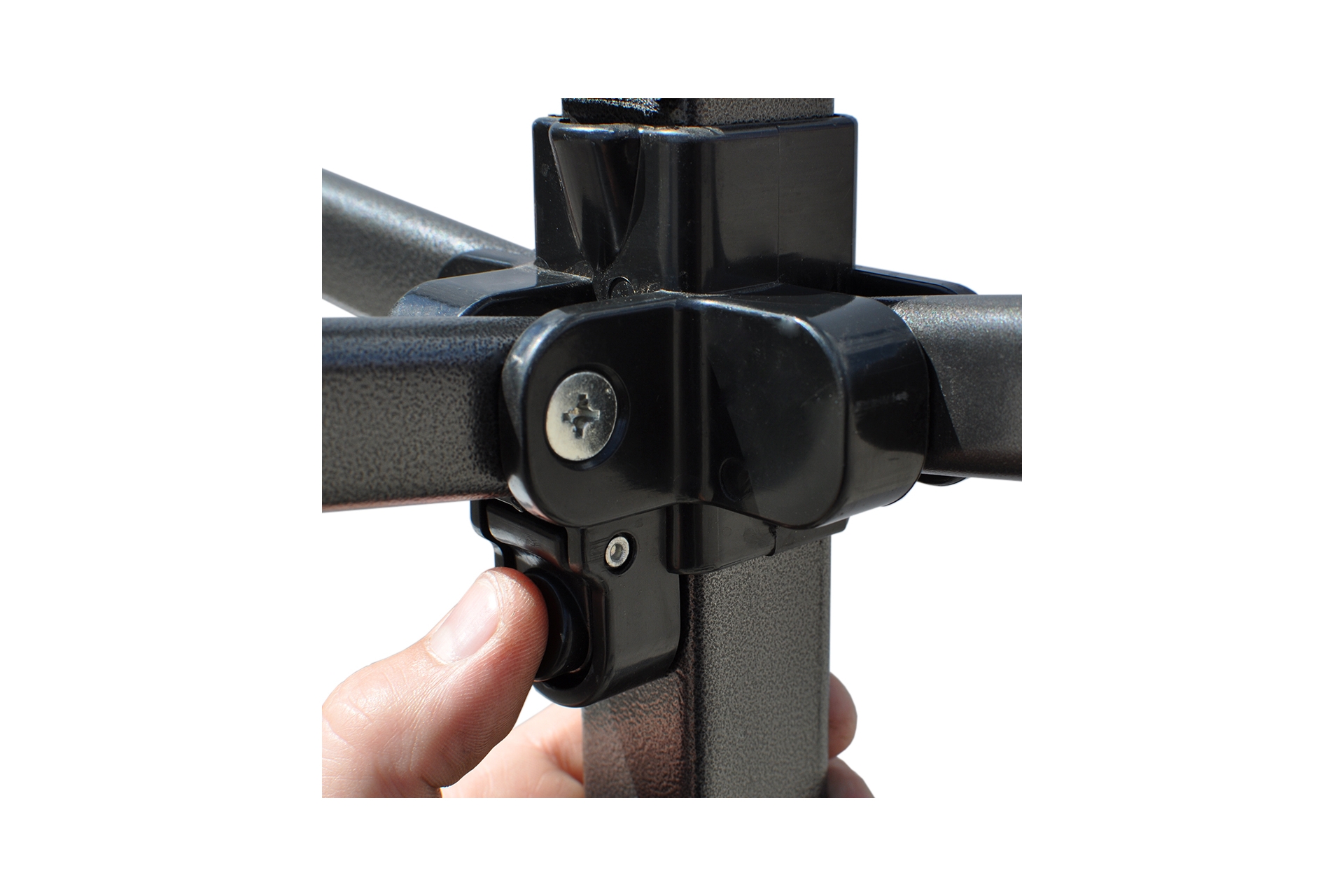 Namiot handlowy 250 x 250 cm granatowy