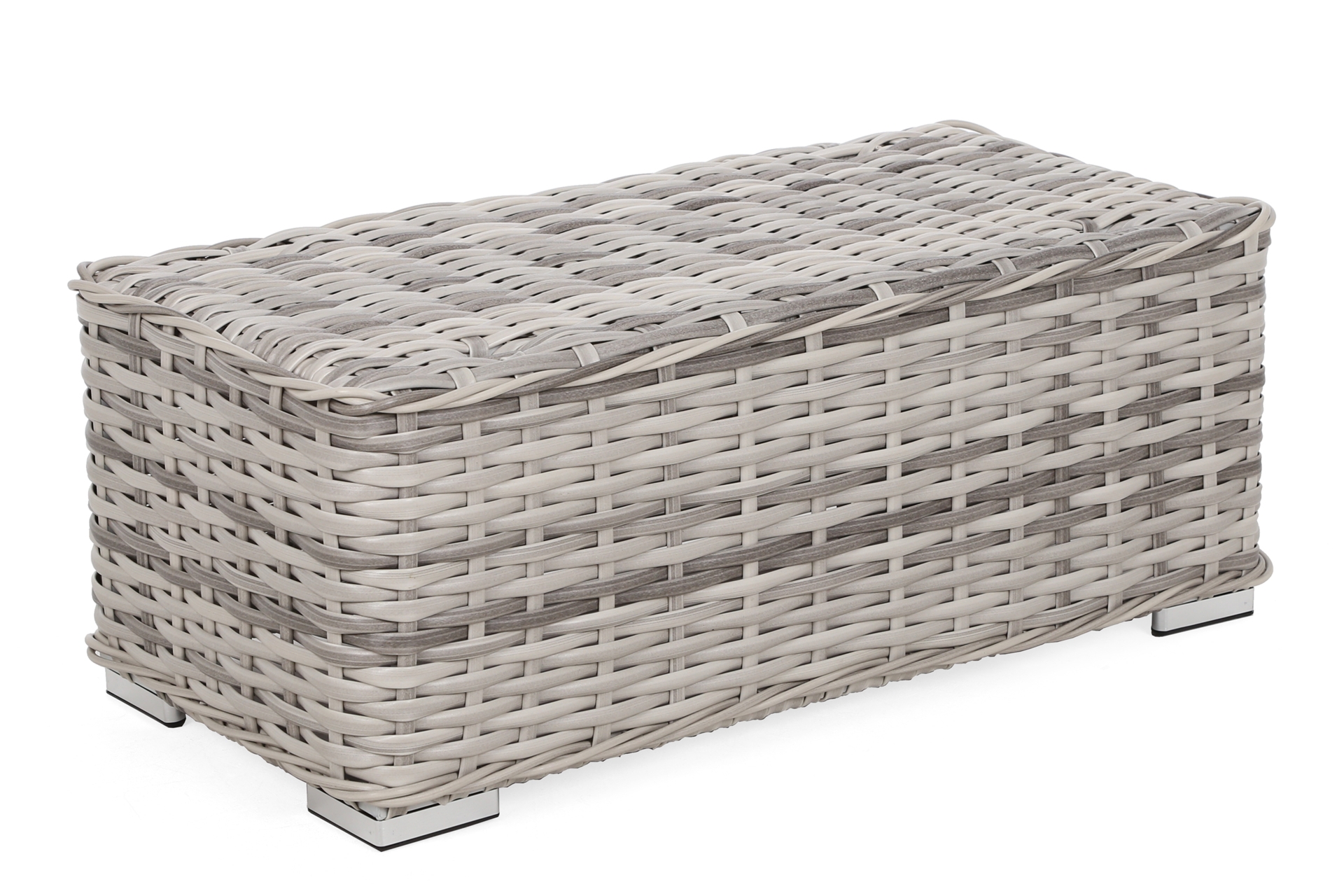 Narożny zestaw mebli ogrodowych Foggia Plus Light Grey / Grey Narożny zestaw mebli ogrodowych Foggia Plus Light Grey / Grey