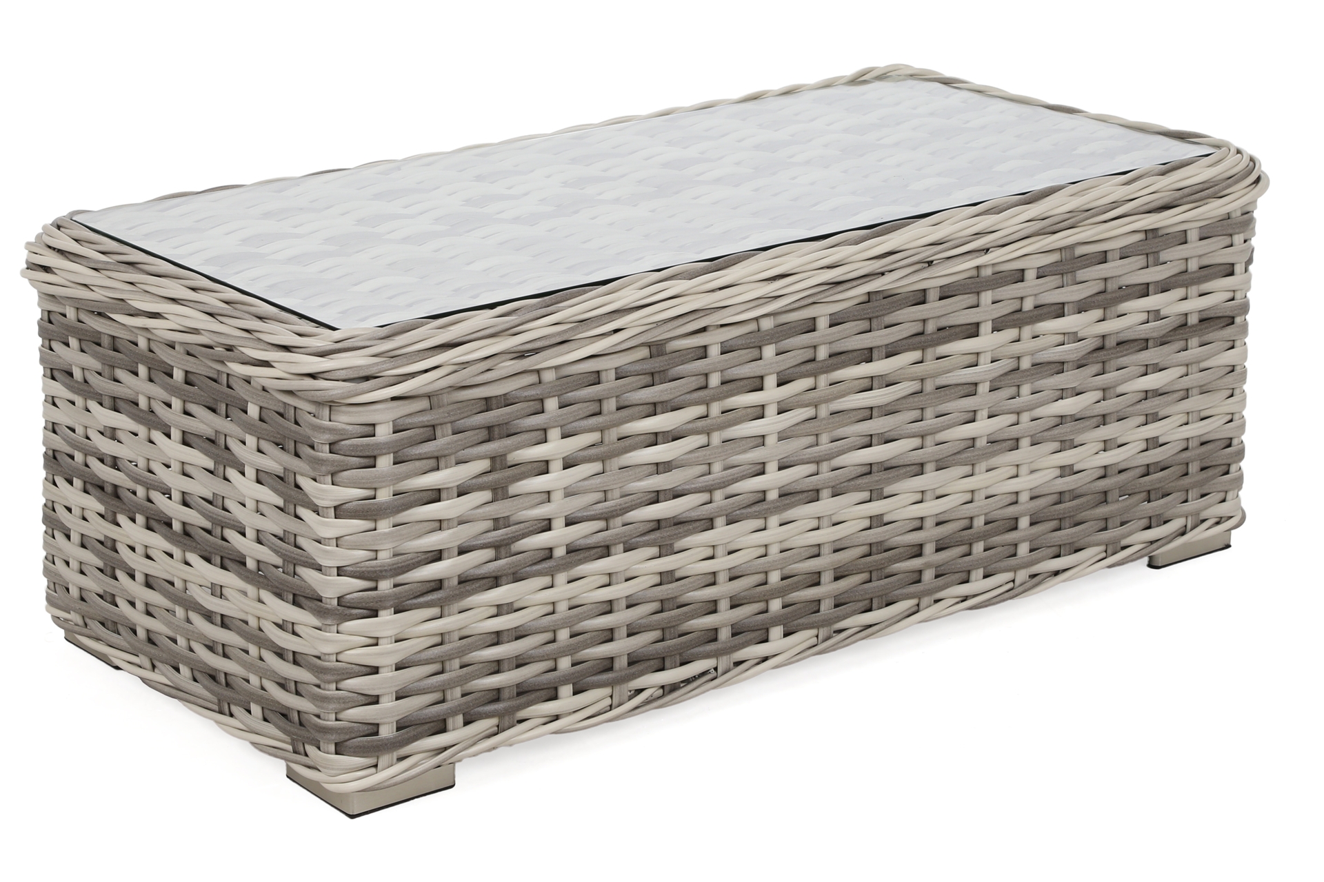 Meble ogrodowe technorattanowe Foggia Light Grey / Grey Meble ogrodowe technorattanowe Foggia Light Grey / Grey