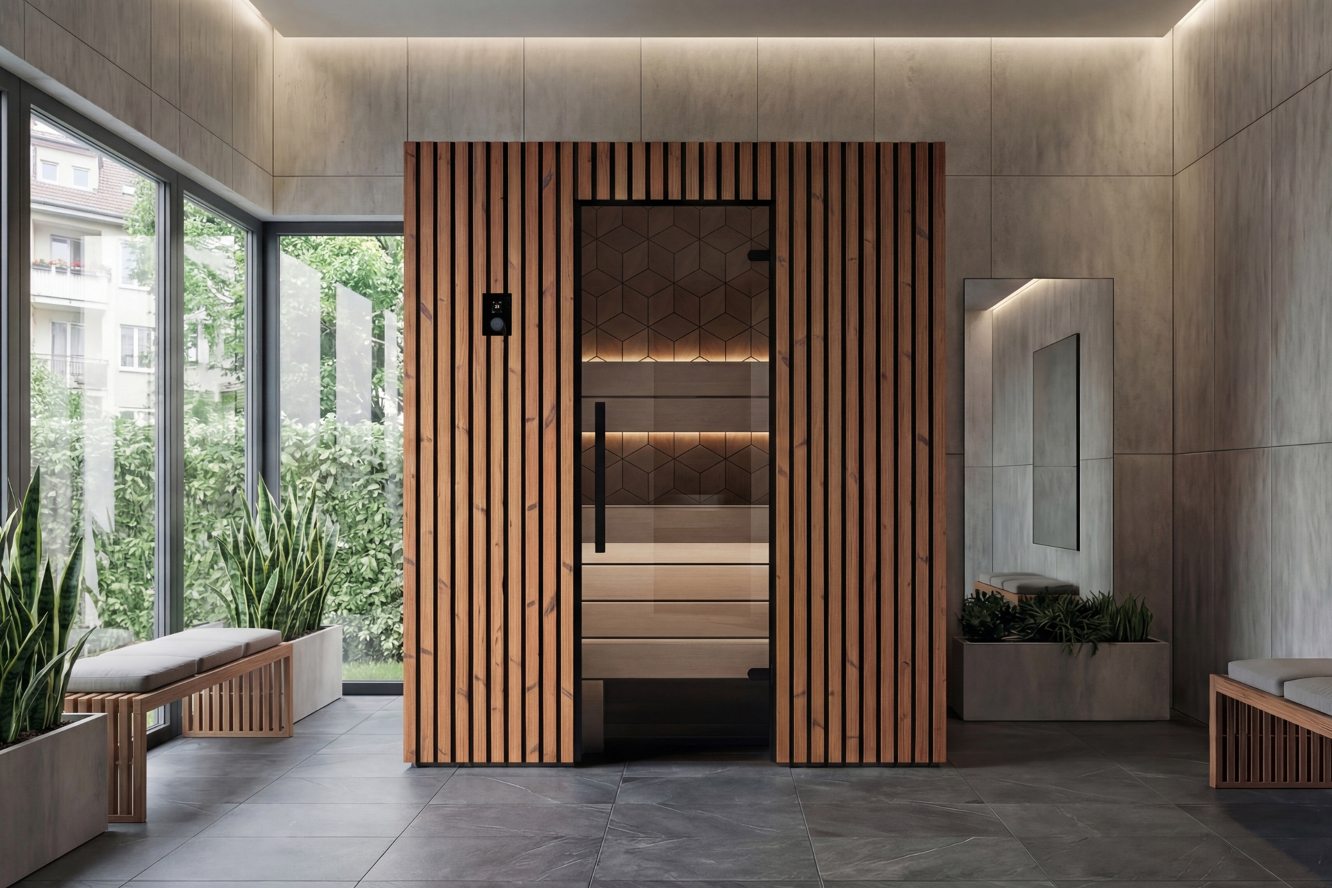 Sauna fińska Leil® Saunas Como 3-osobowa