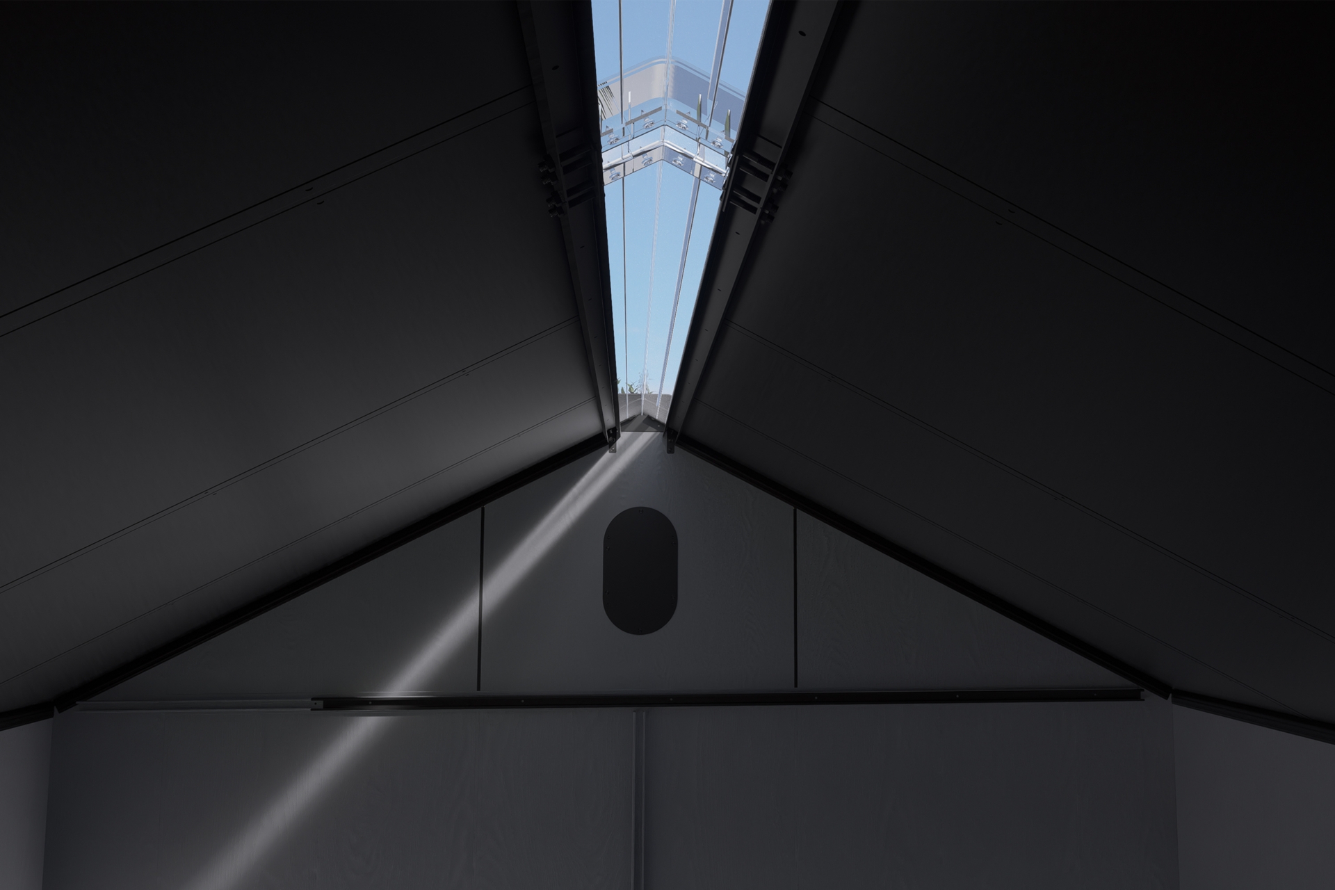 Domek narzędziowy Halmstad 239 x 239 cm Light Grey