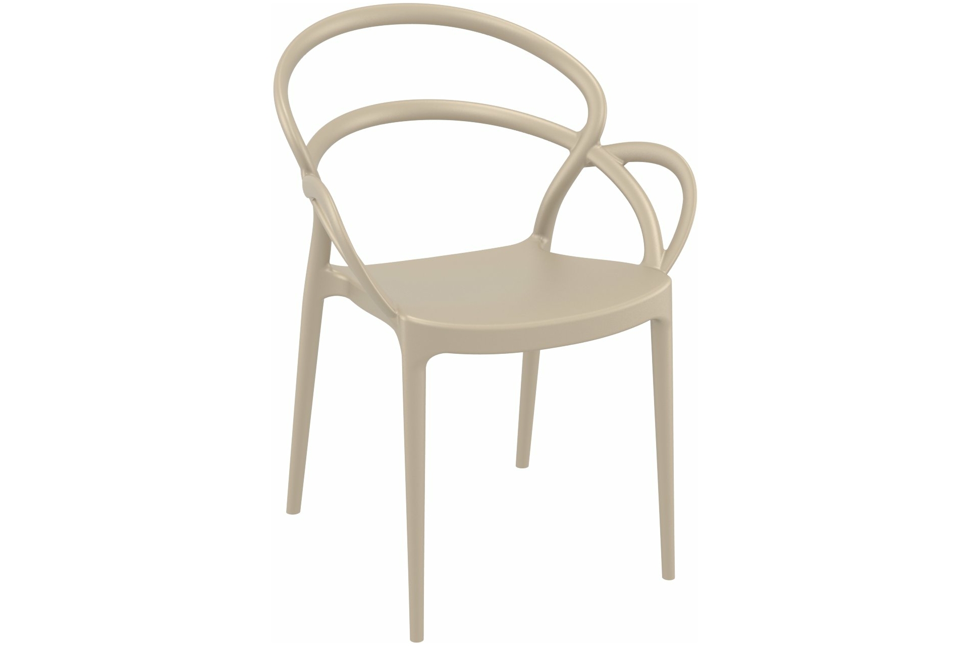 Krzesło Siesta Mila Taupe