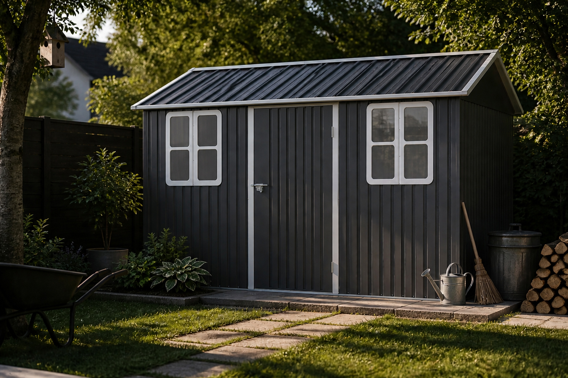 Domek narzędziowy Stavanger 360 x 313 cm Grey