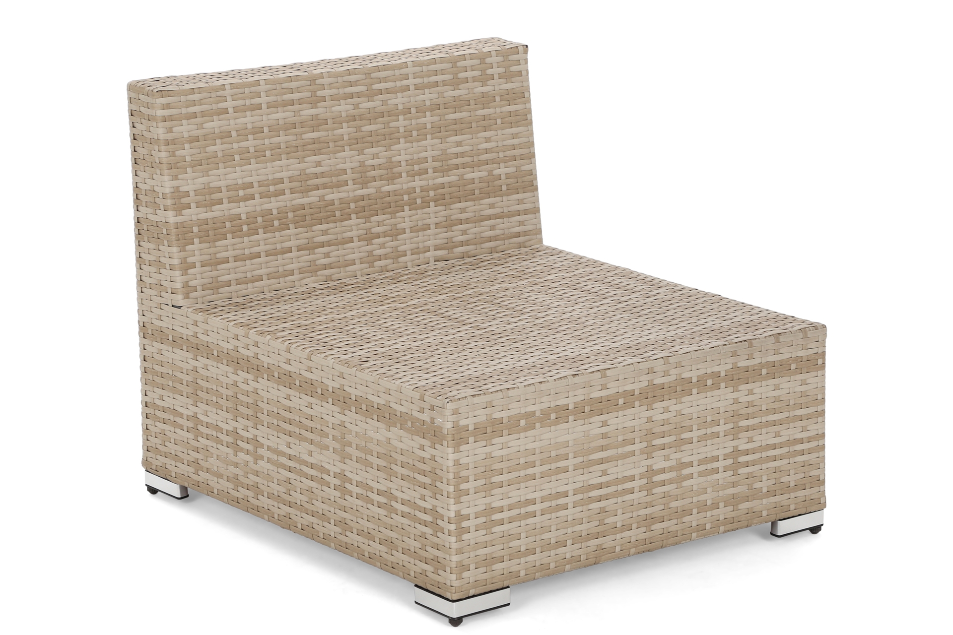 Narożnik modułowy z technorattanu Kansas Maxi Grey / Grey Melange Narożnik modułowy z technorattanu Kansas Maxi Beige / Beige Melange