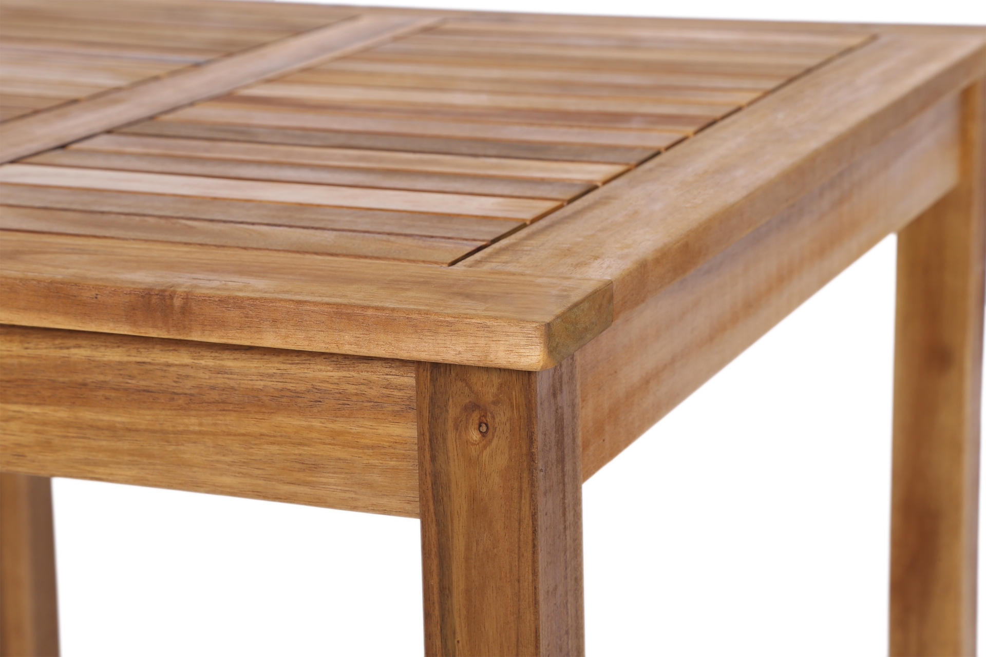 Meble ogrodowe drewniane Akacja Square 80 cm 4+1