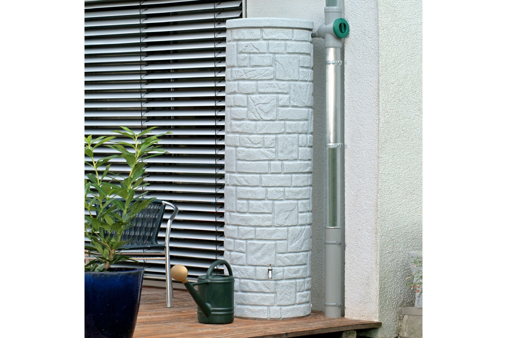 Zbiornik na deszczówkę MPI Arcado 460 l granitowy