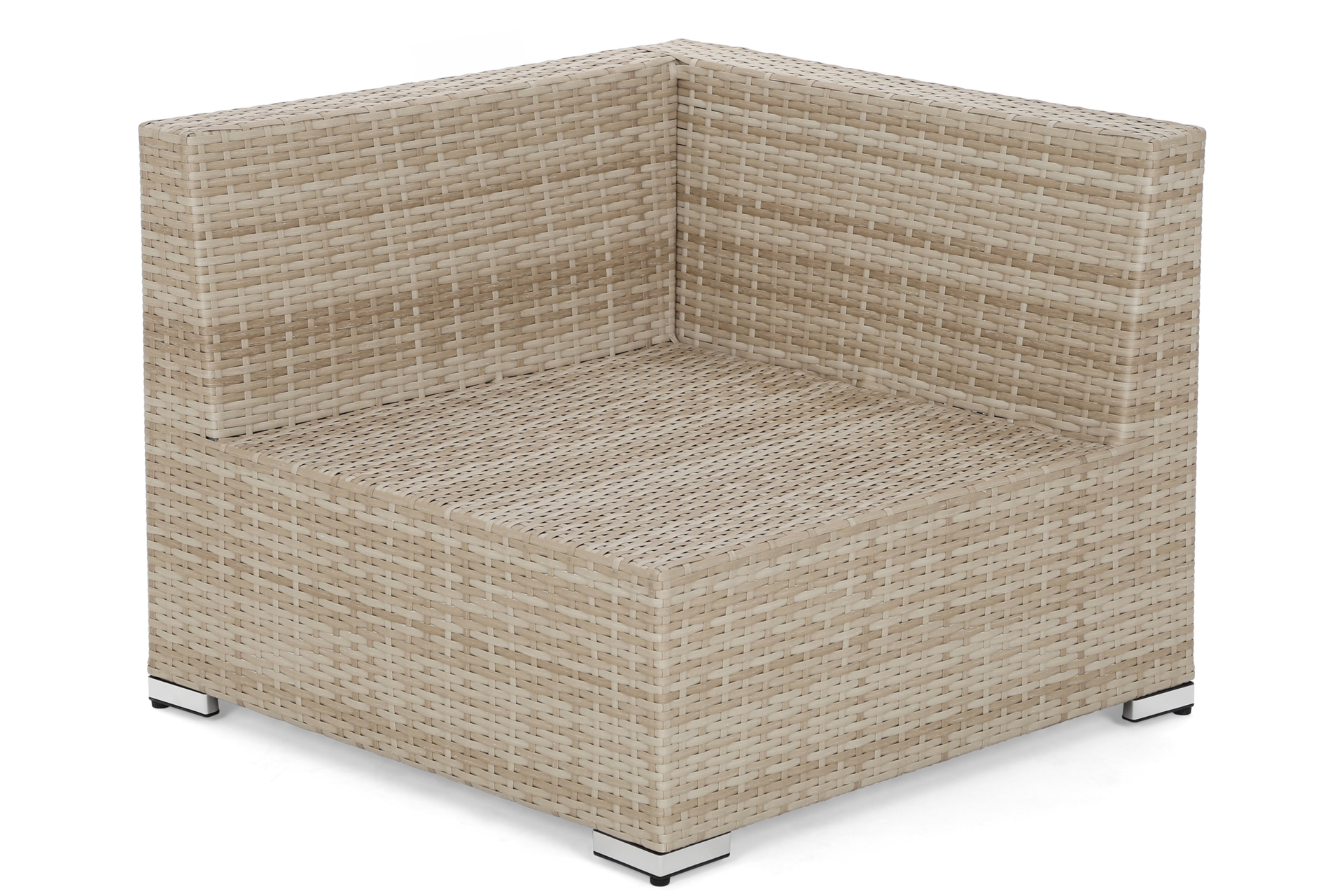 Narożnik modułowy z technorattanu Kansas Maxi Grey / Grey Melange Narożnik modułowy z technorattanu Kansas Maxi Beige / Beige Melange