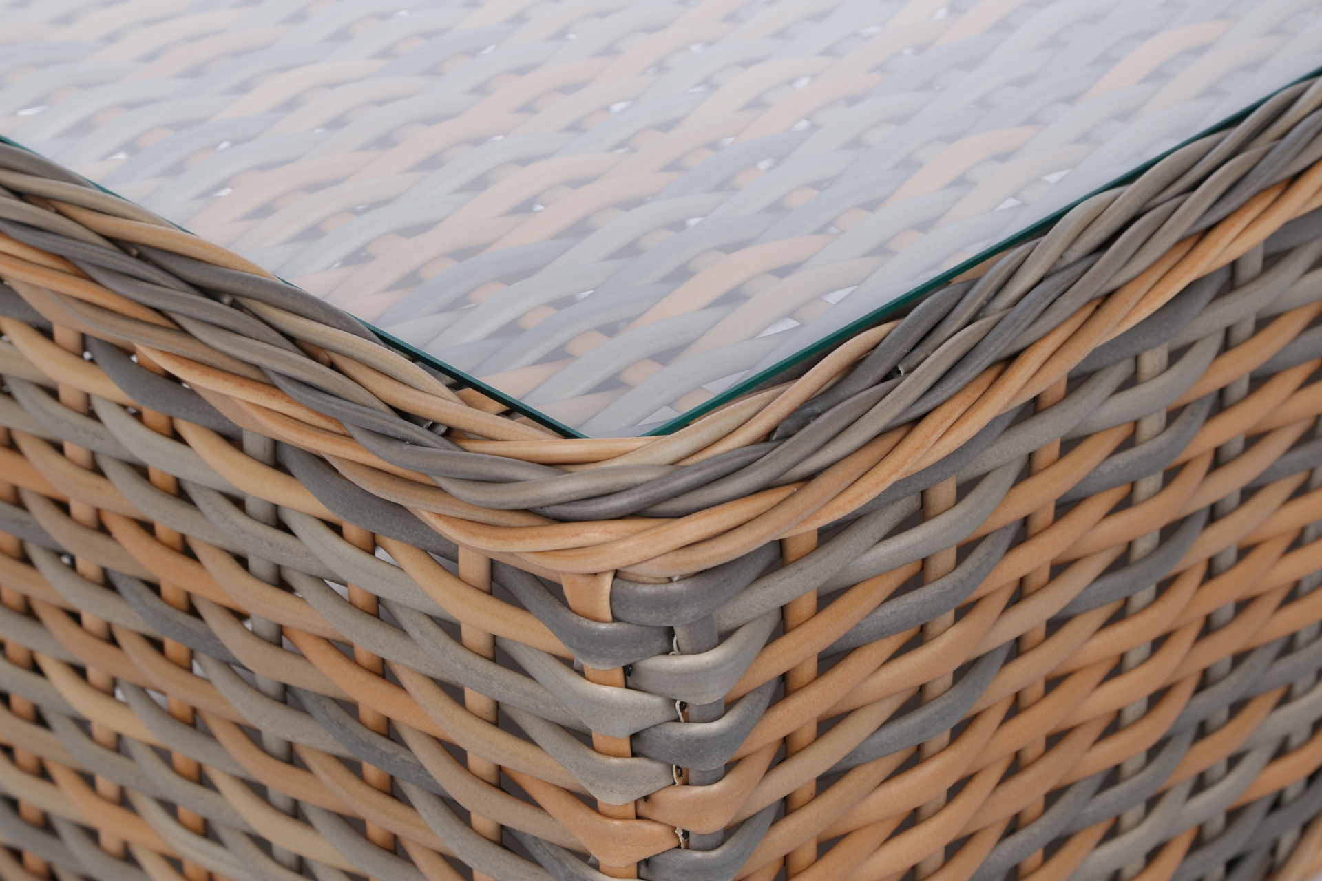 Meble ogrodowe technorattanowe Foggia Ginger Melange / Dark Grey