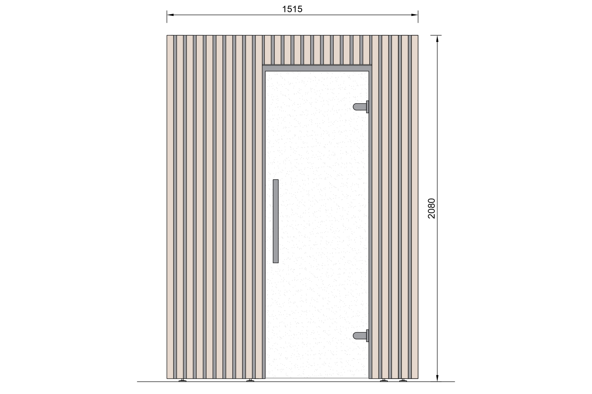 Sauna fińska Leil® Saunas Como 2-osobowa