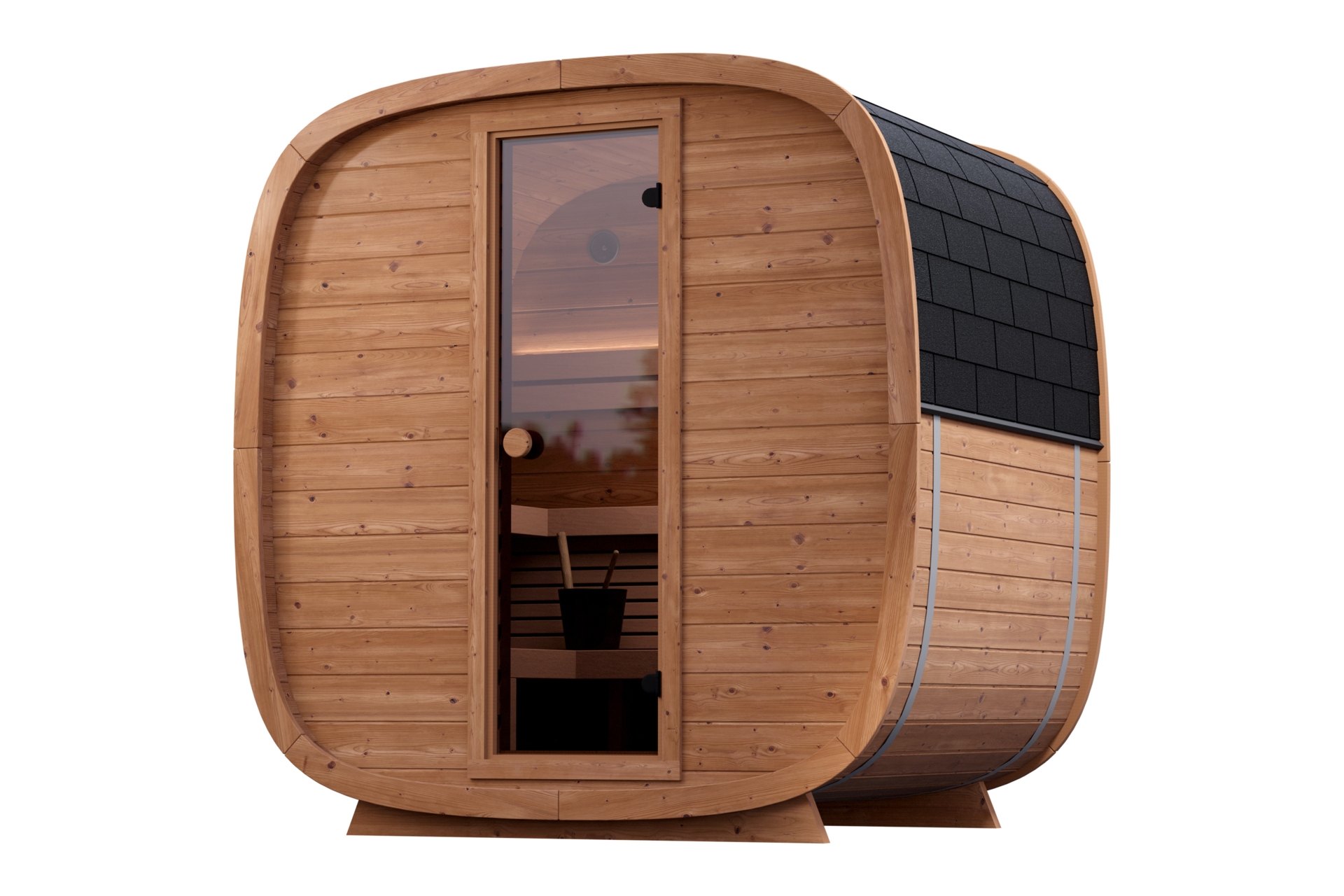 Sauna fińska zewnętrzna Leil® Saunas Dice Pocket 4-osobowa