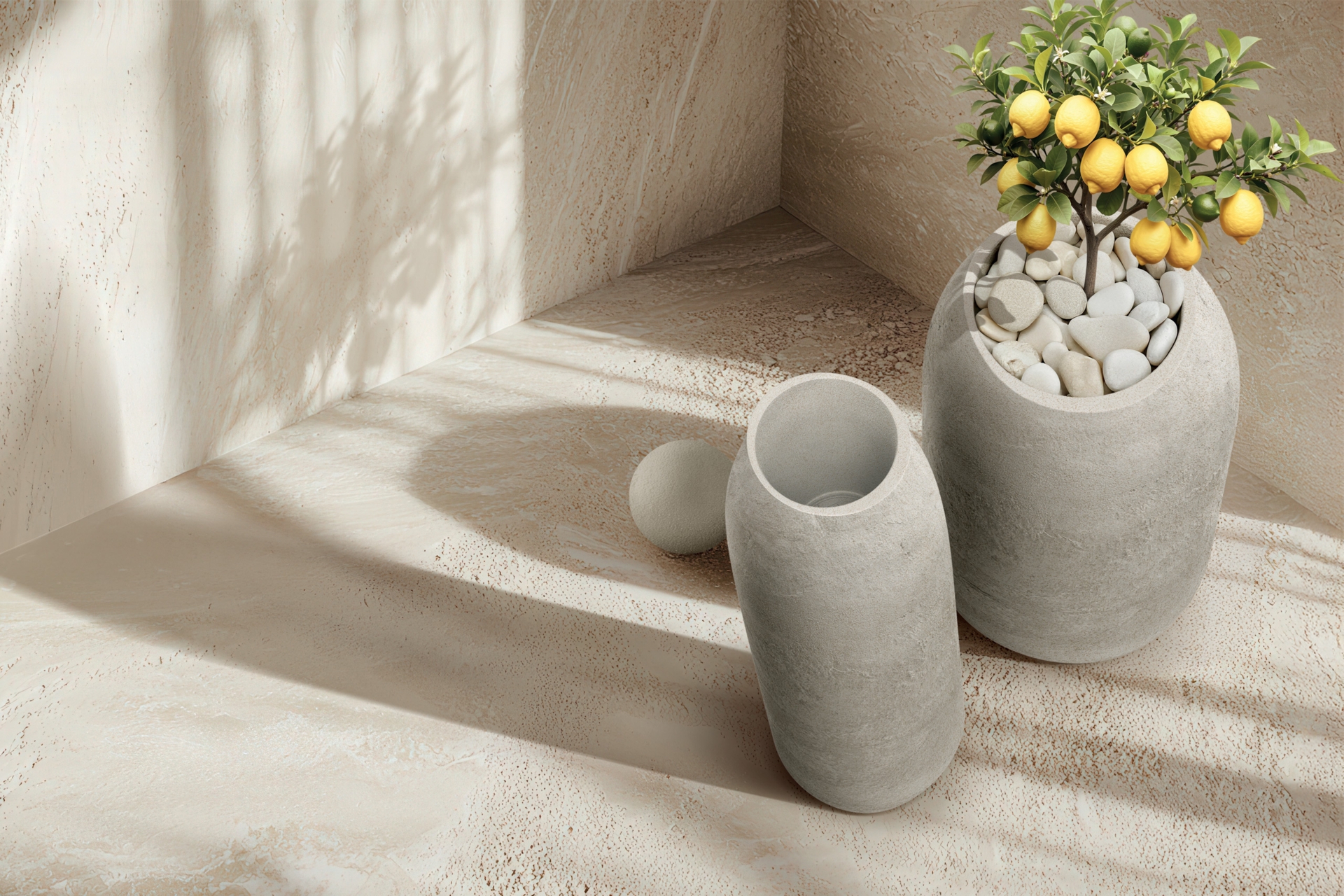 Donica ogrodowa Epocco Bold Sand 14 l