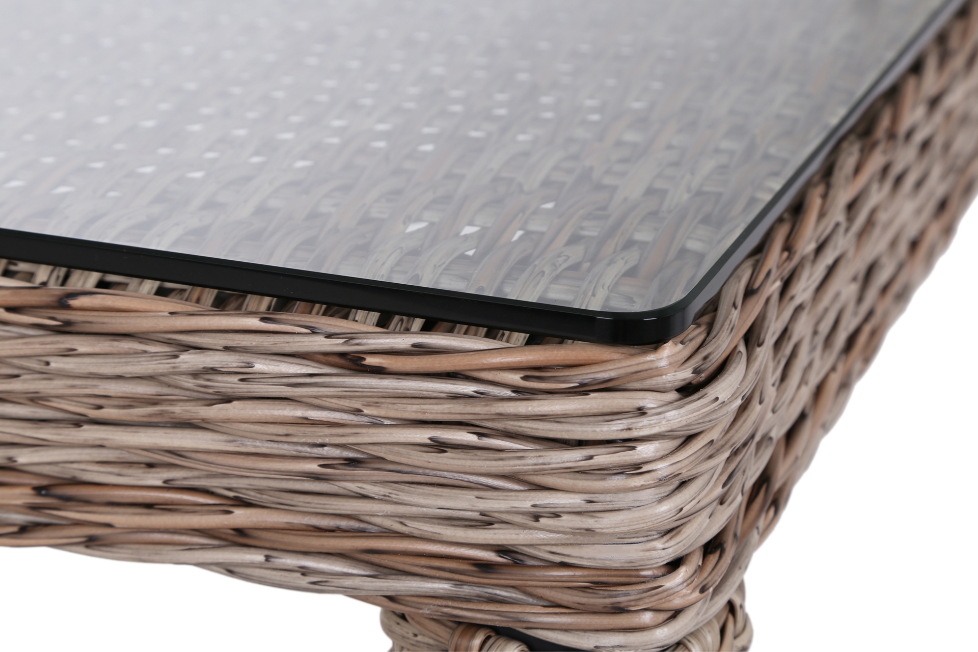 Meble ogrodowe technorattanowe Bristol 230 cm Ginger / Brown Melange - rude - 230 cm Meble ogrodowe technorattanowe Bristol 230 cm Ginger / Brown Melange 8+1