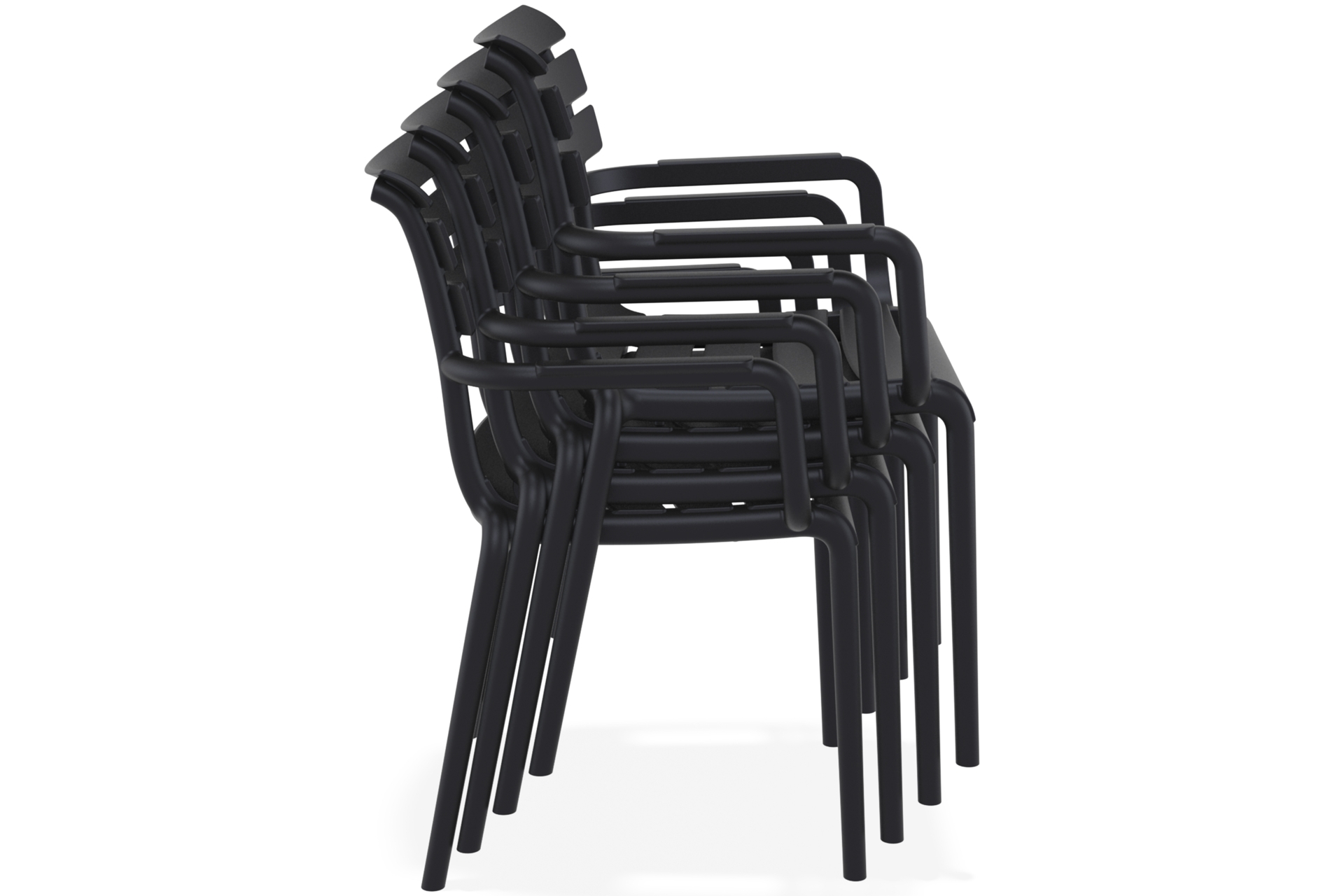 Krzesło Siesta Paris czarne z polipropylenu Krzesło Siesta Paris Black