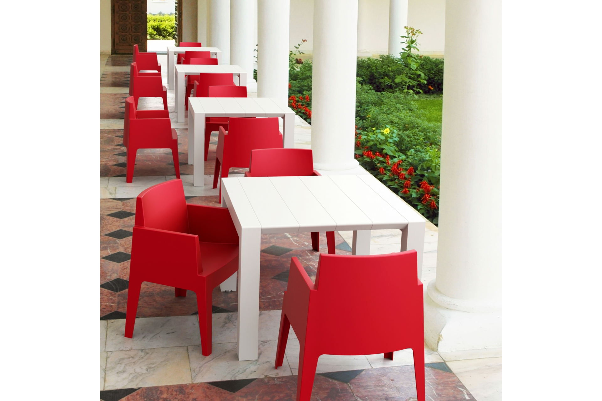 Stół Siesta Vegas 100+40 cm Dark Grey