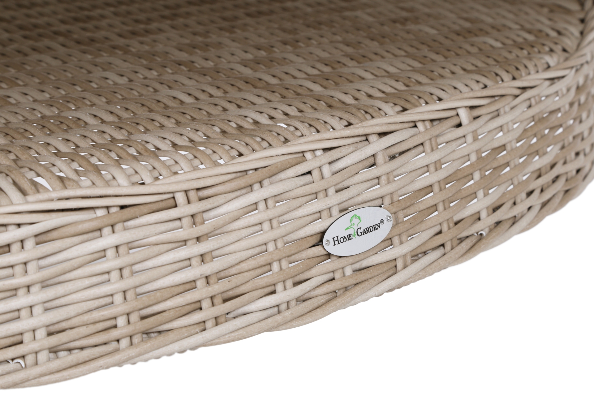 Meble ogrodowe technorattanowe Bristol Round Elegant 180 cm Beige / Beige Melange 8+1 - beżowe - dla 8 osób Meble ogrodowe technorattanowe Bristol Round Elegant 180 cm Beige / Beige Melange 8+1