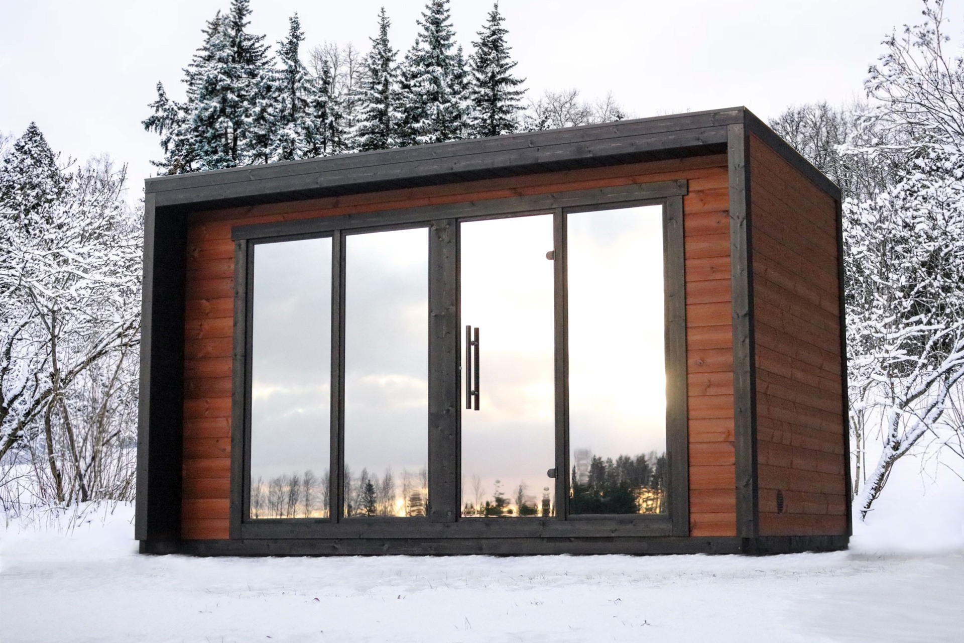 Sauna fińska zewnętrzna Leil® Saunas Patio L 5-osobowa