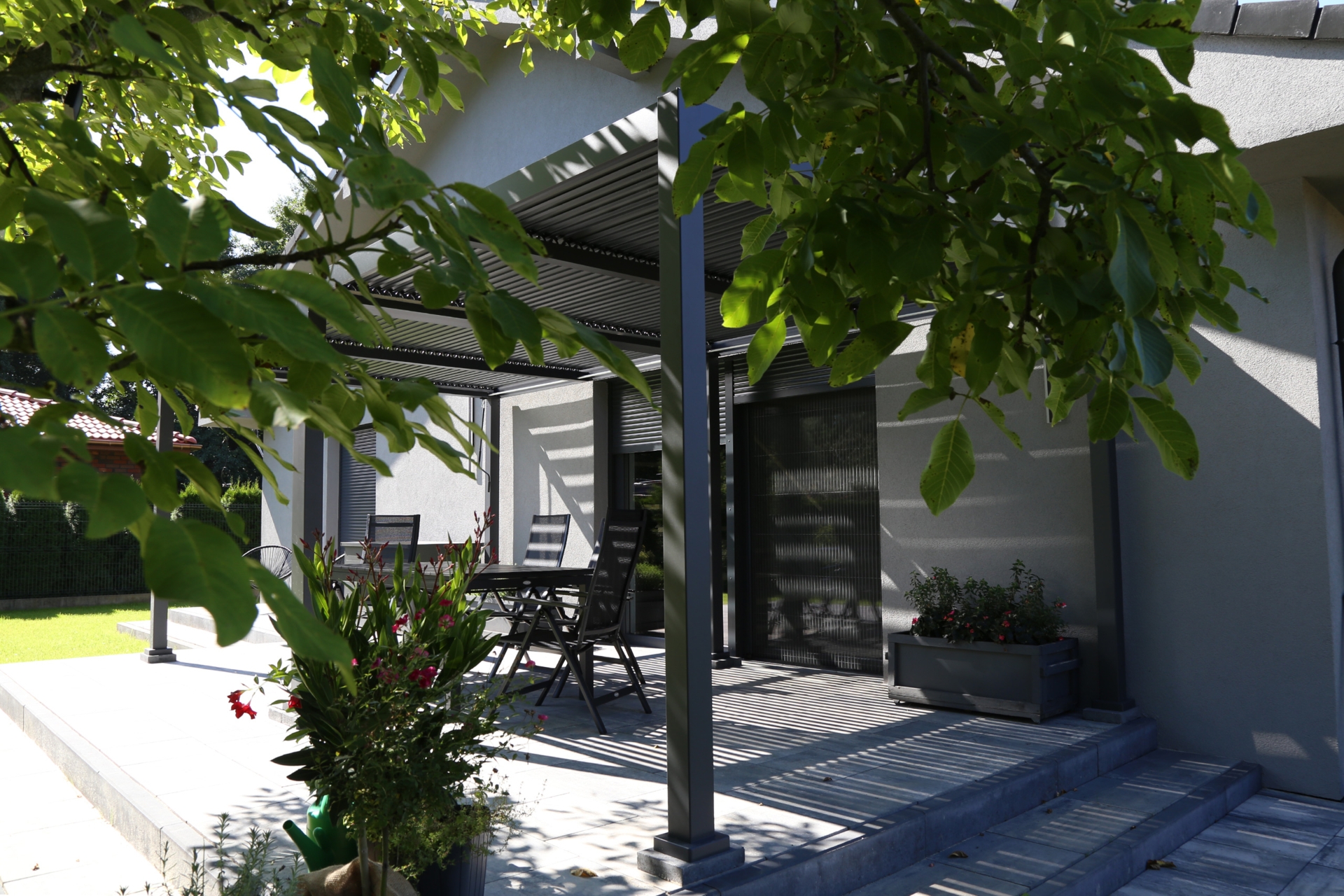 Pergola ogrodowa aluminiowa Schatler Modern Alu 6x3 m