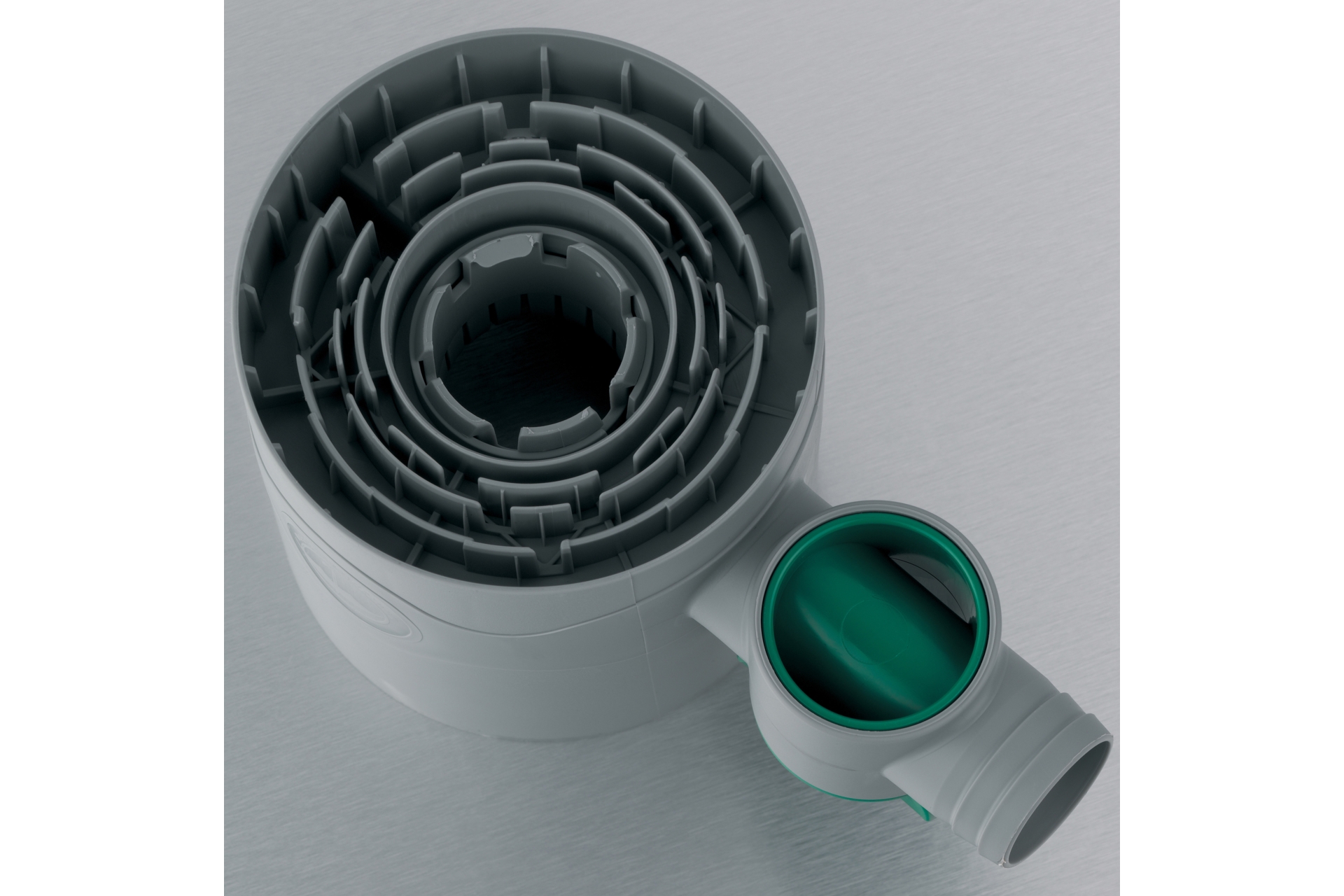 Zbieracz wody deszczowej z zaworem MPI szary